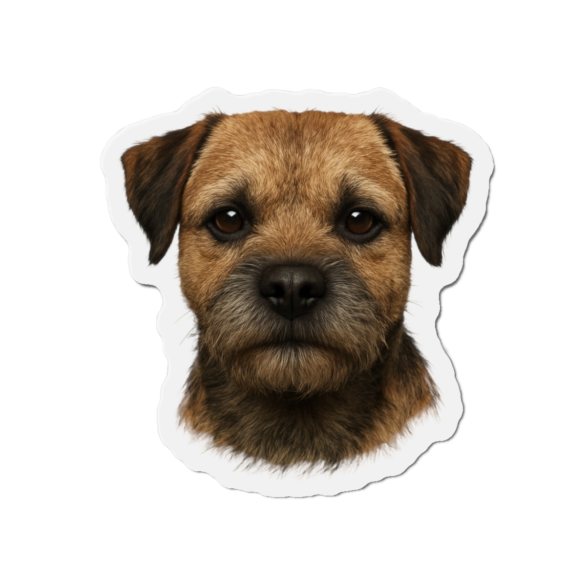 Border Terrier Die-Cut Magnet - Cute Dog Breed Refrigerator Magnet, Pet Lover Gift, Animal Decor, Fridge Decoration, Puppy Art Magnet