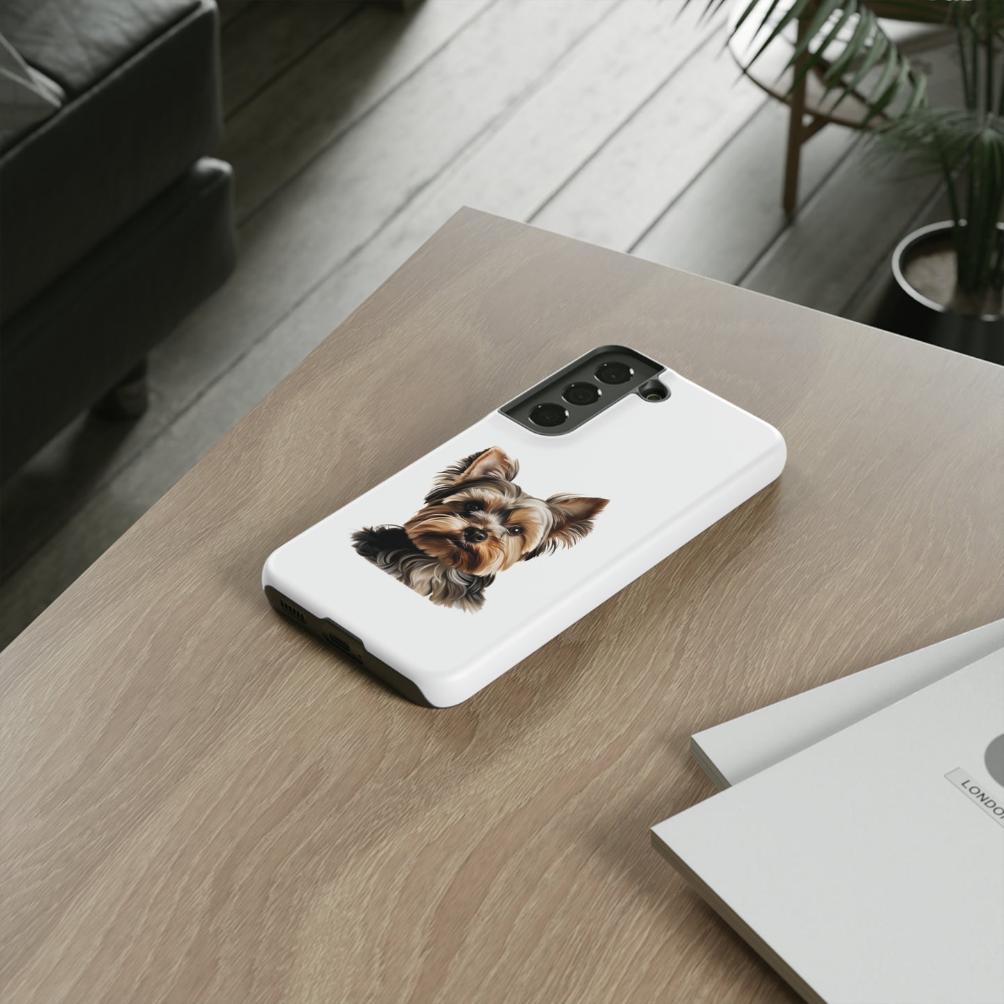 Yorkshire Terrier Phone Case (White)