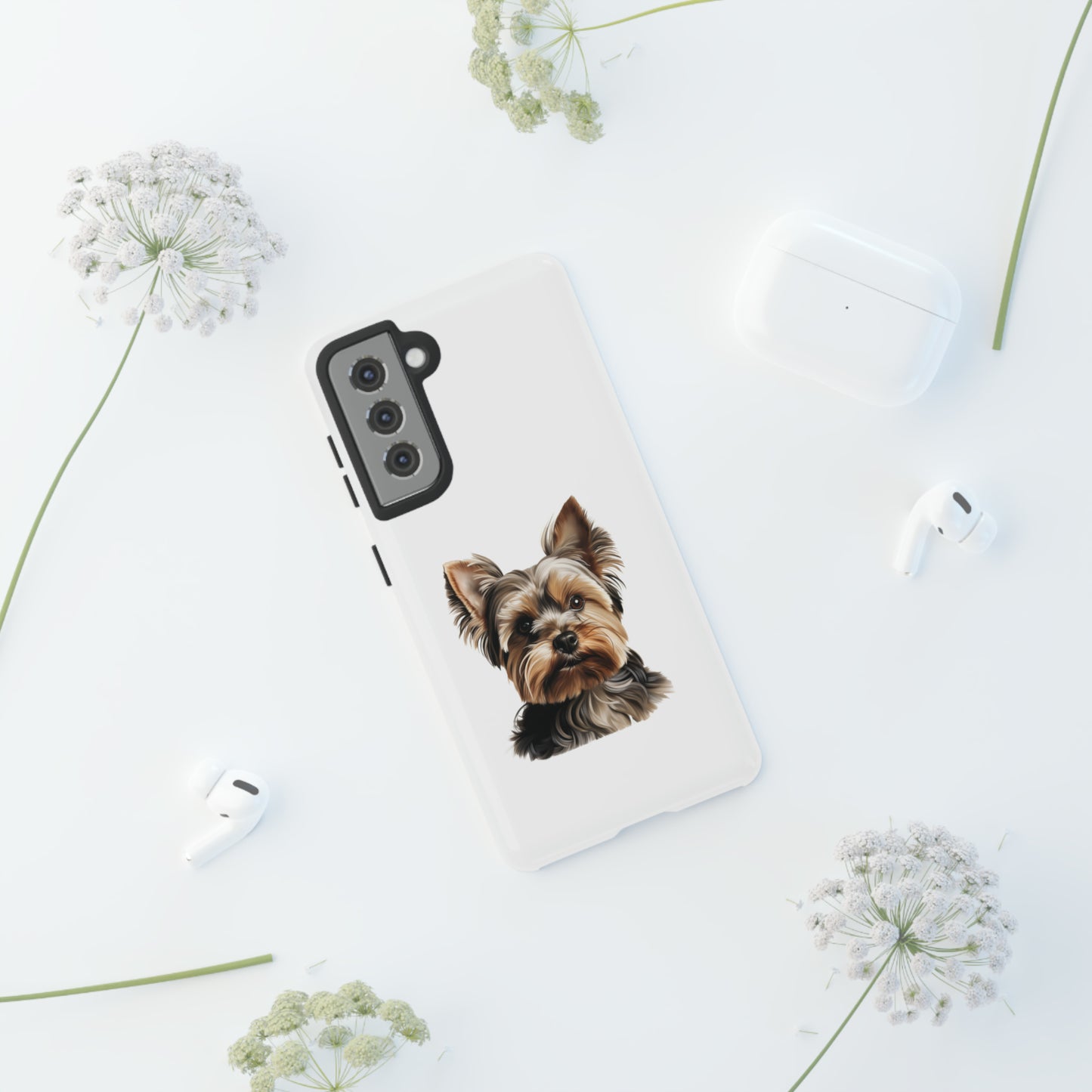 Yorkshire Terrier Phone Case (White)