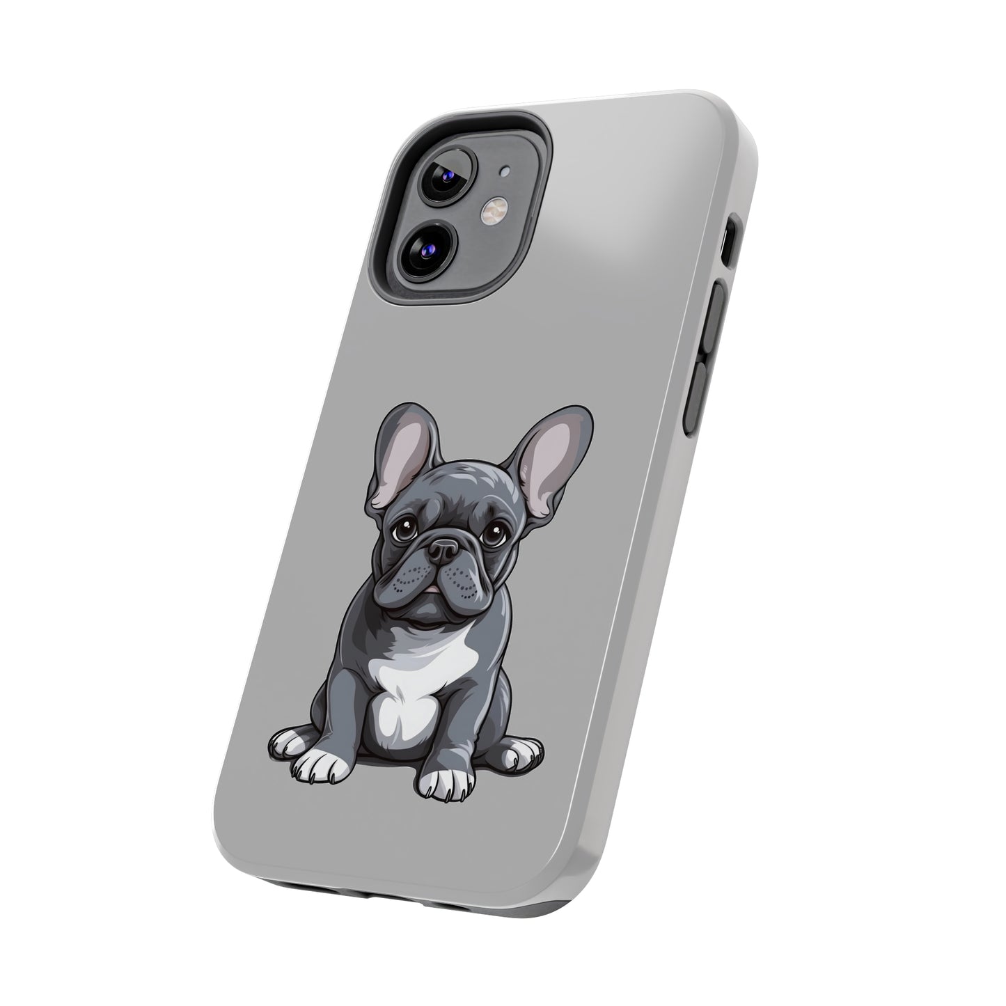 Light Grey French Bulldog Tough Phone Case