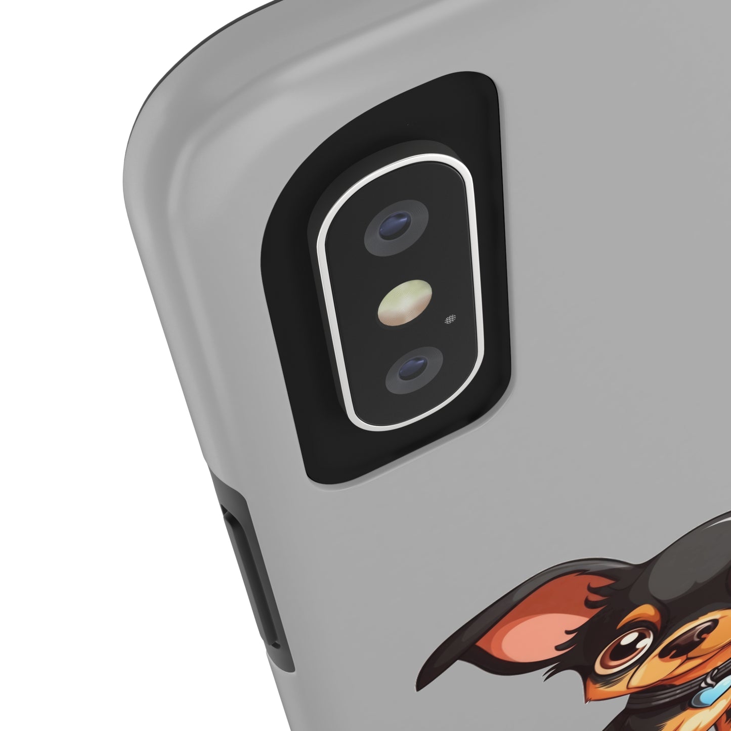 Light Grey Chihuahua Tough Phone Case