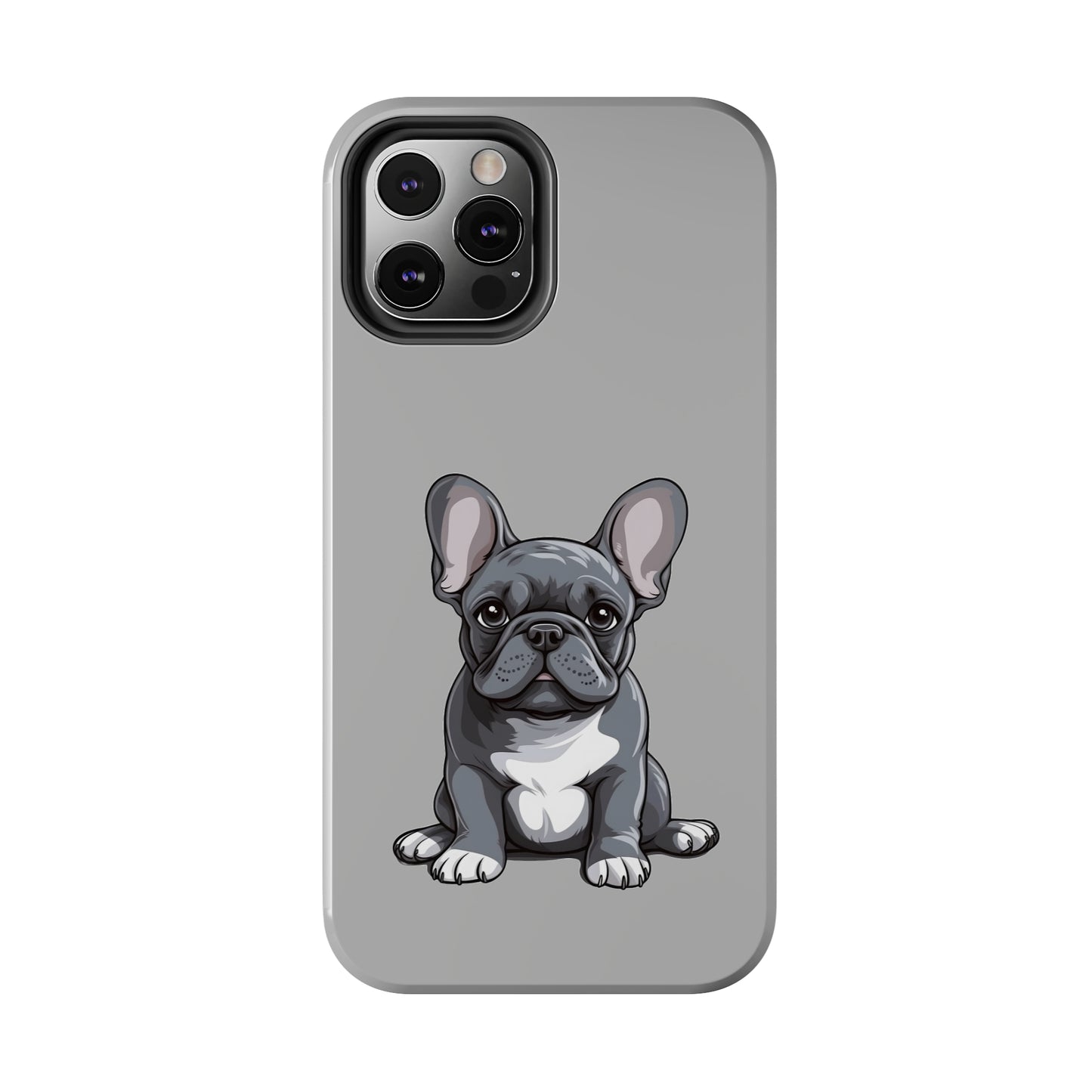 Light Grey French Bulldog Tough Phone Case