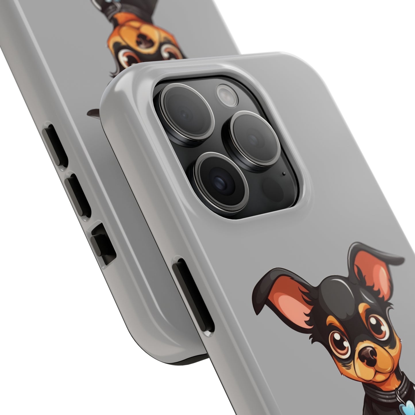 Light Grey Chihuahua Tough Phone Case