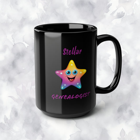 Stellar Genealogist Mug - 15oz Ceramic Mug