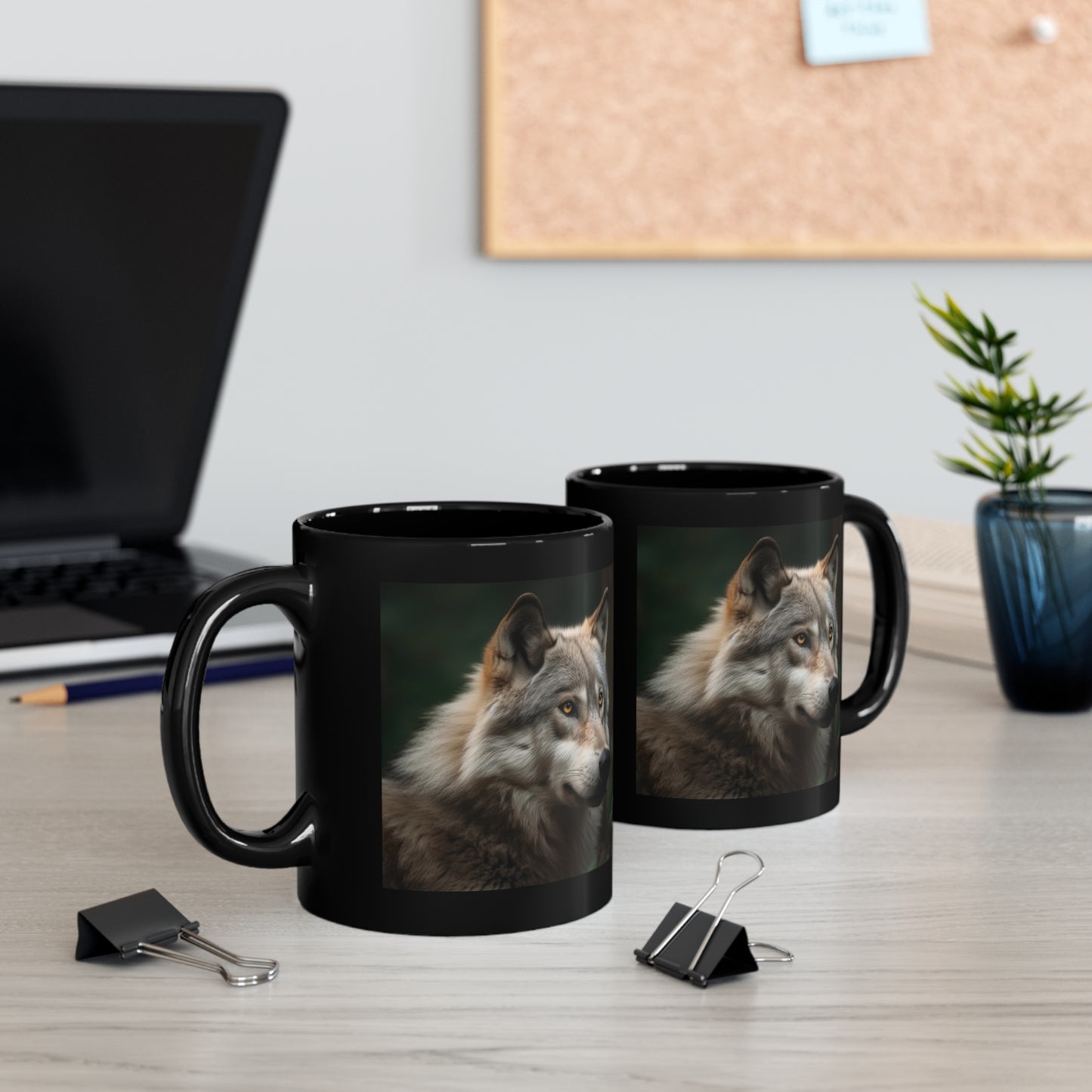 Wolf Mug - 11 oz - Ceramic