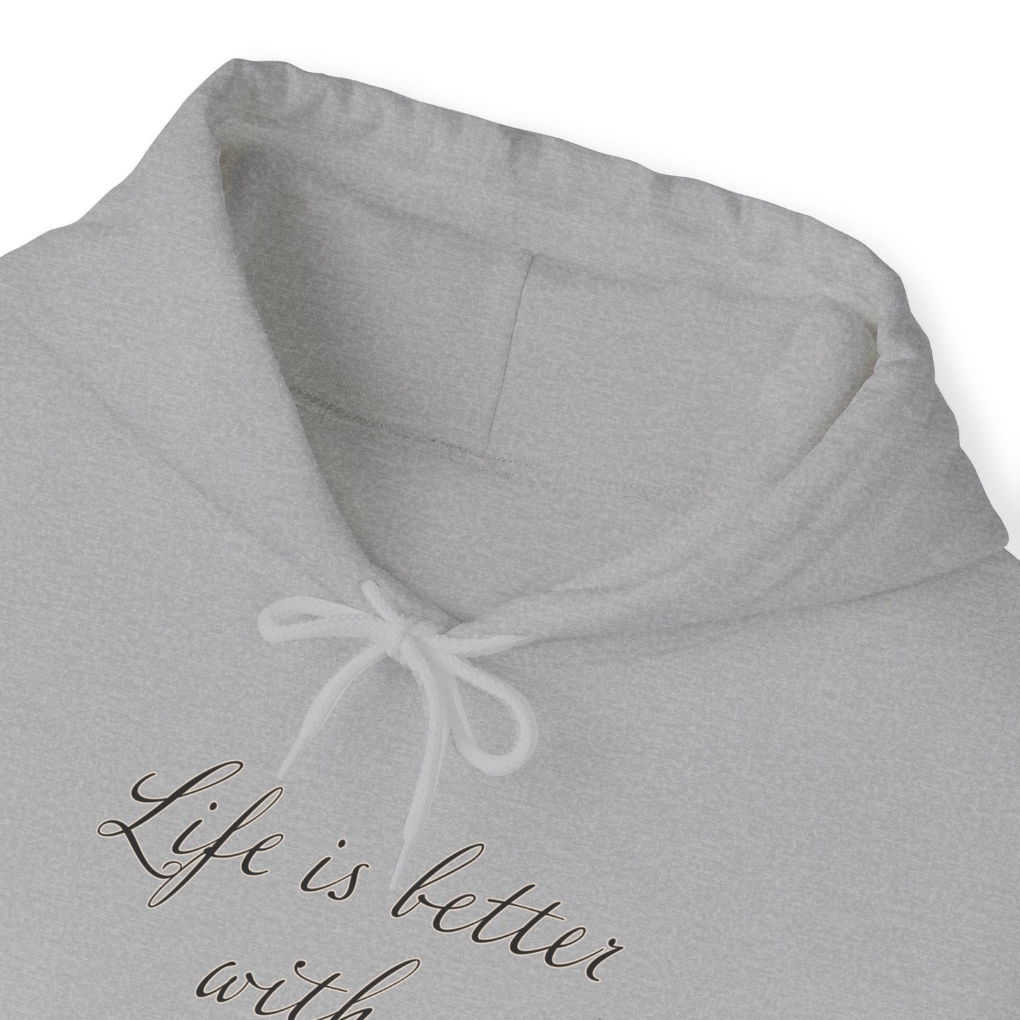 Life is Better with a Border Collie Hoodie - Unisex Dog Mom or Dog Dad Sweatshirt