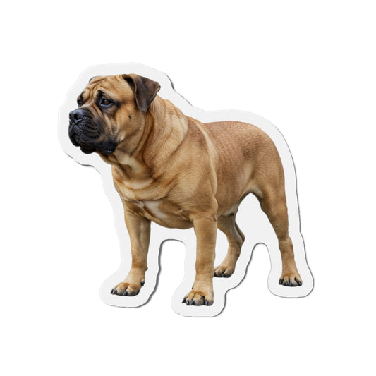 Bullmastiff Die-Cut Magnet, Fridge Magnet, Cute Dog Magnet, Animal Lover Gift, Pet Owner Decor, Kitchen Decor