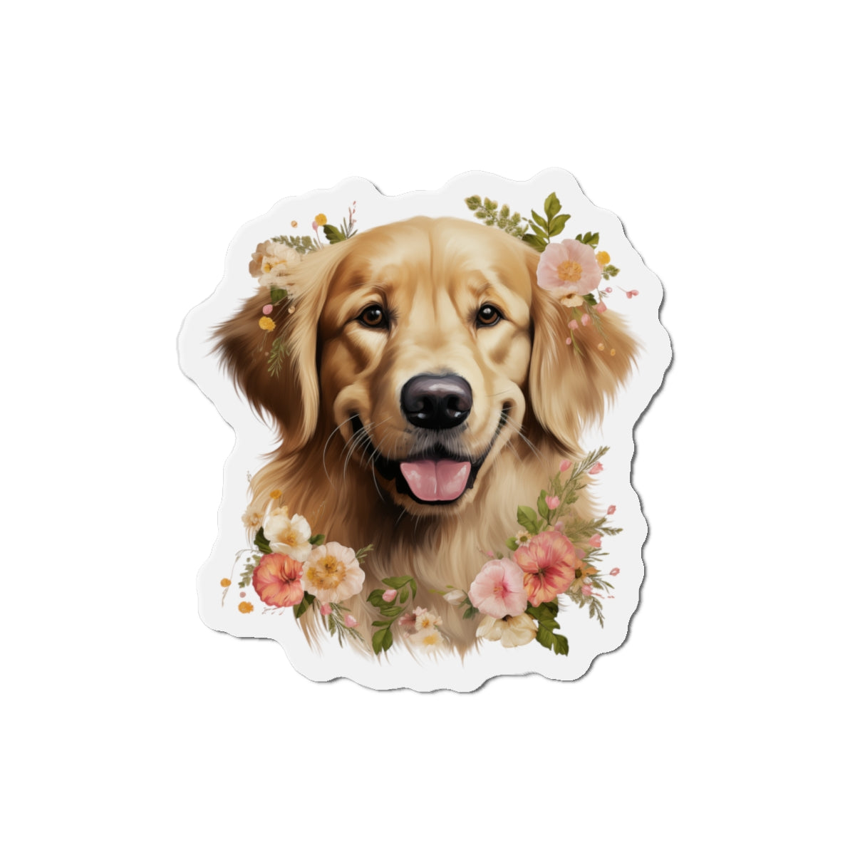 Golden Retriever Magnet - Die Cut Dog Magnet