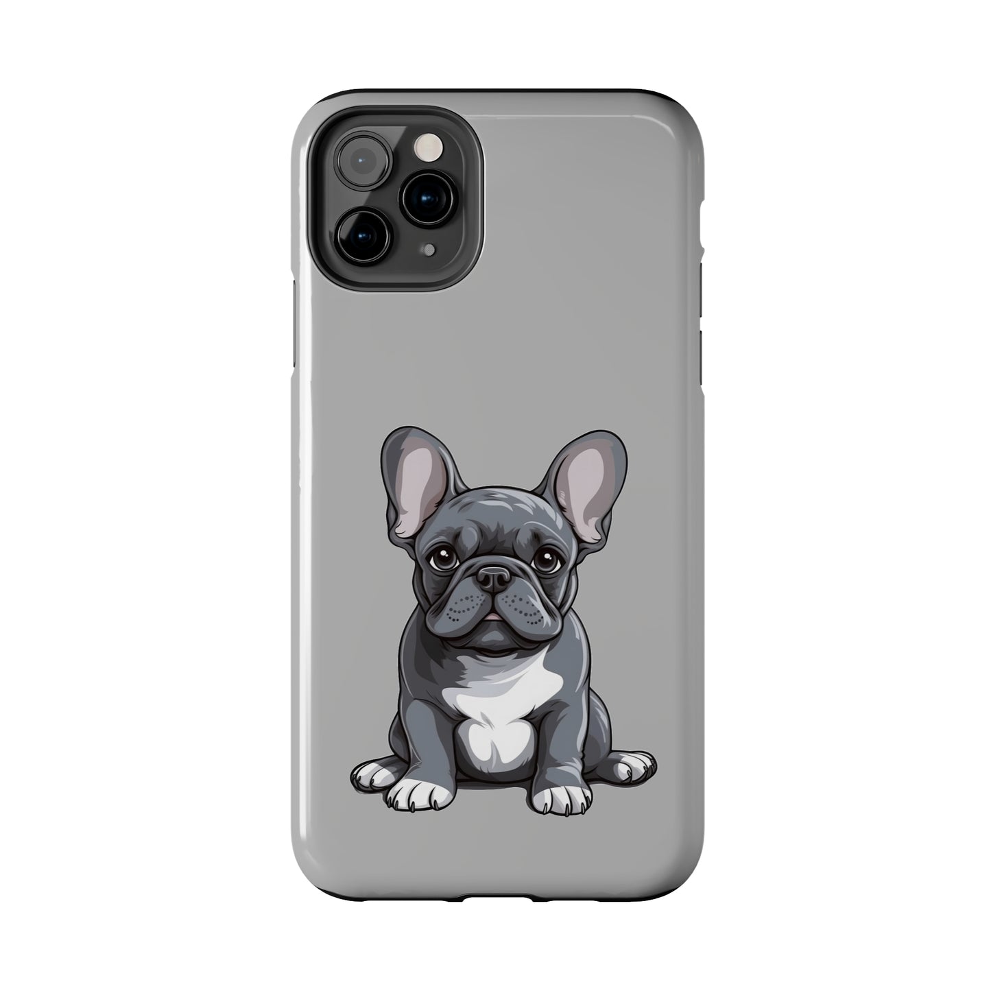 Light Grey French Bulldog Tough Phone Case