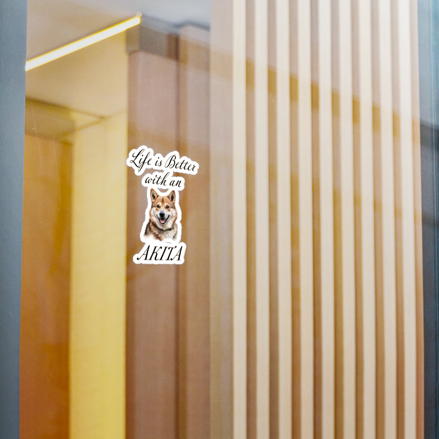 Akita Sticker - Vinyl Dog Decals