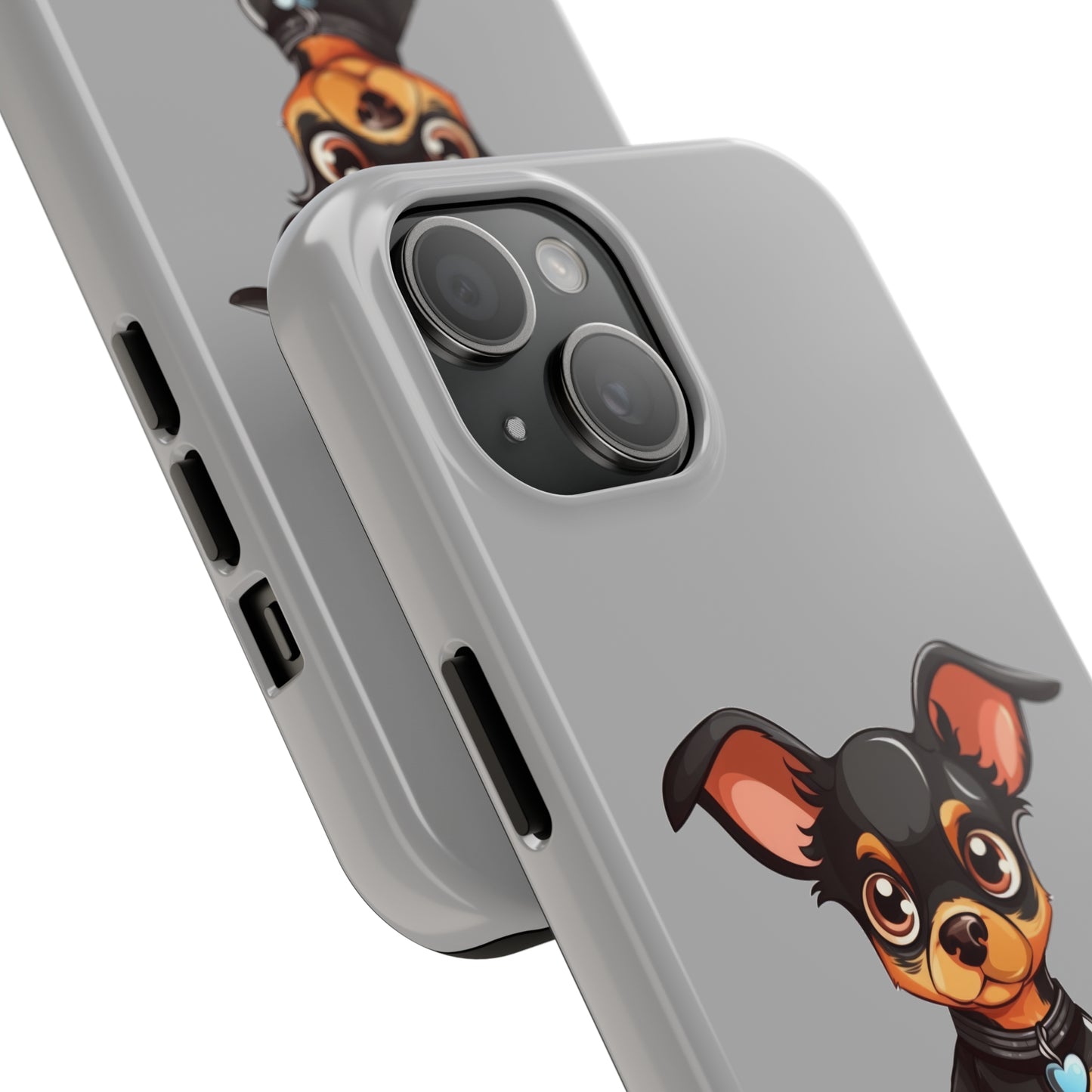 Light Grey Chihuahua Tough Phone Case