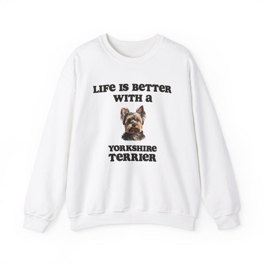 Yorkshire Terrier sweatshirt,  Dog Mom Shirt, Dog Dad Shirt