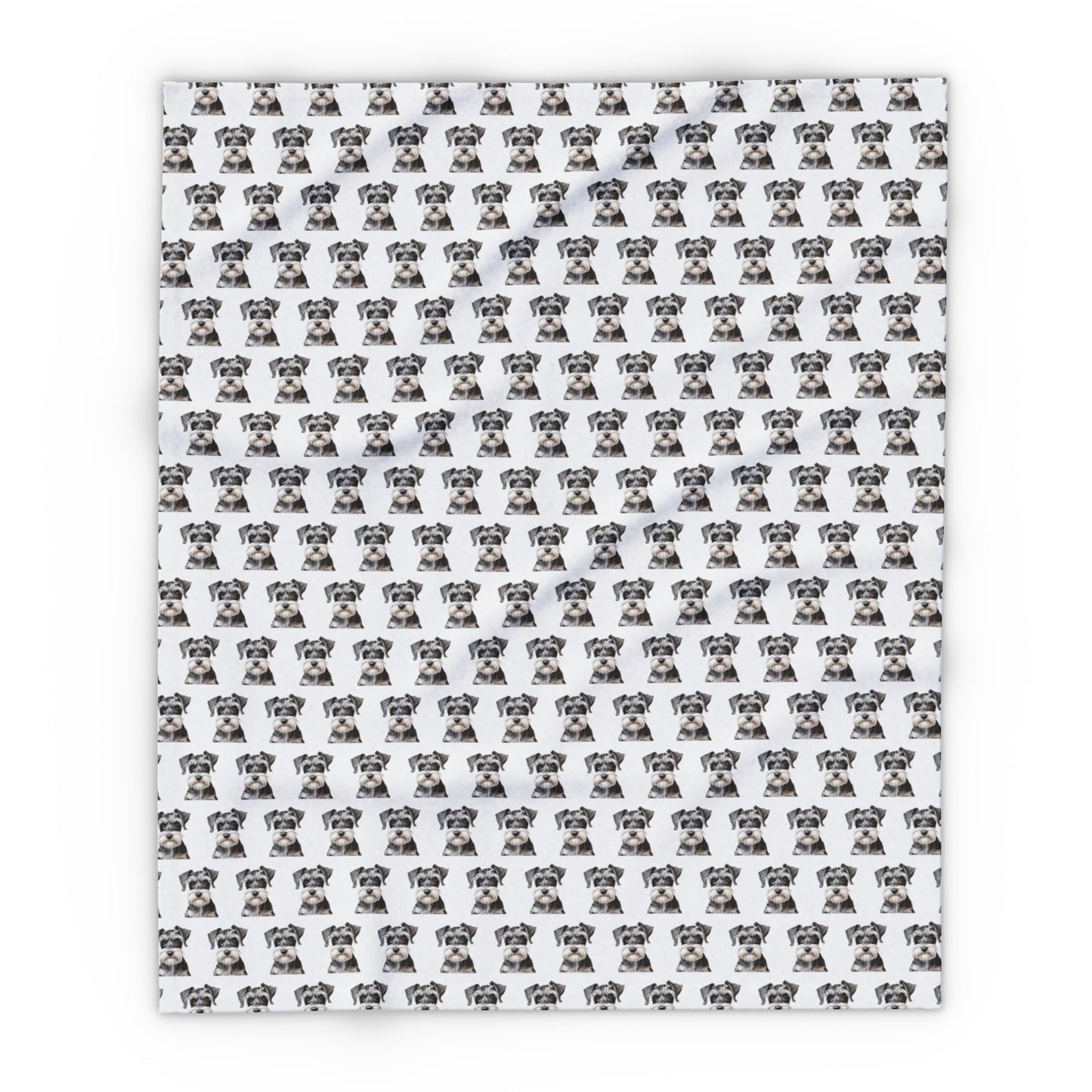 Schnauzer Blanket - Arctic Fleece Dog Throw - Gift for Dog Mom - Pet Decor