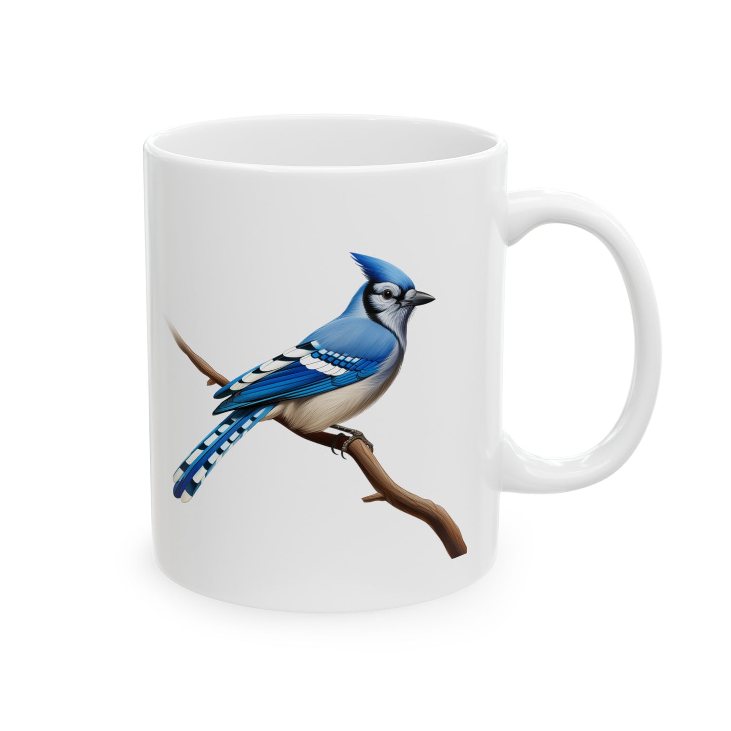 Blue Jay Mug | Bird Mug | Bird Lover Gift | 11 oz Blue Jay Coffee Cup