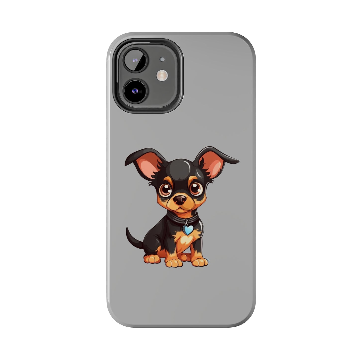 Light Grey Chihuahua Tough Phone Case