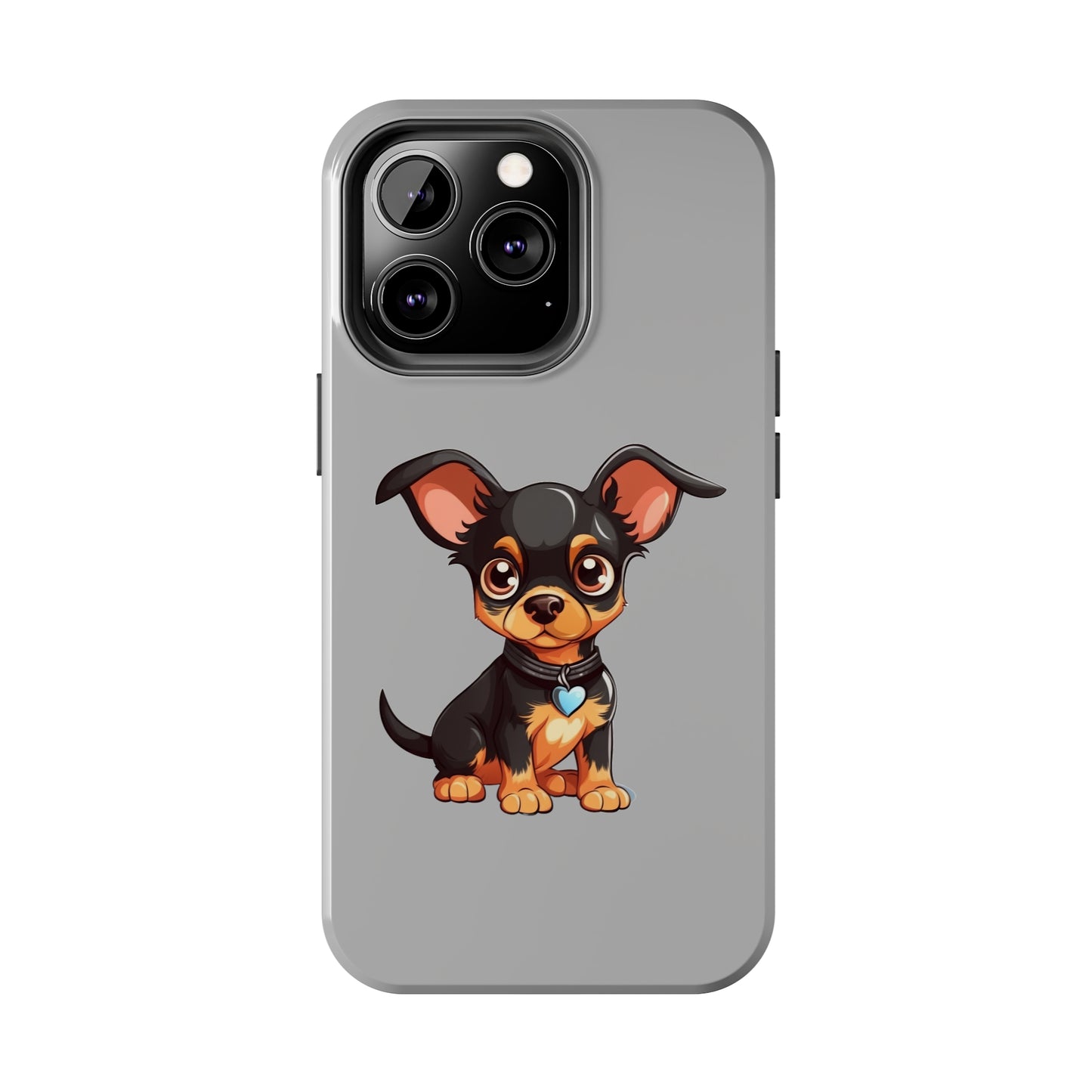 Light Grey Chihuahua Tough Phone Case