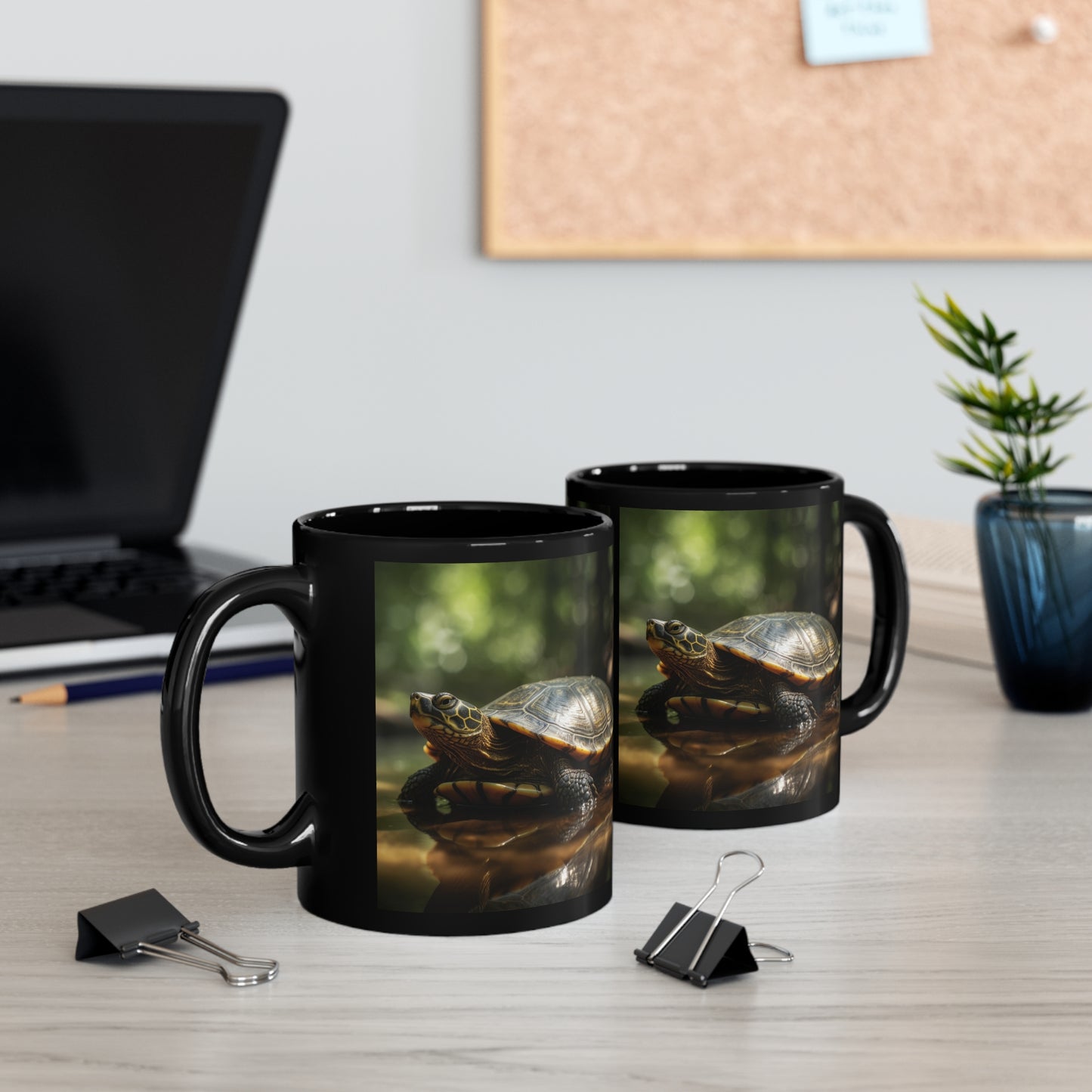 Turtle Ceramic Mug - 11 oz