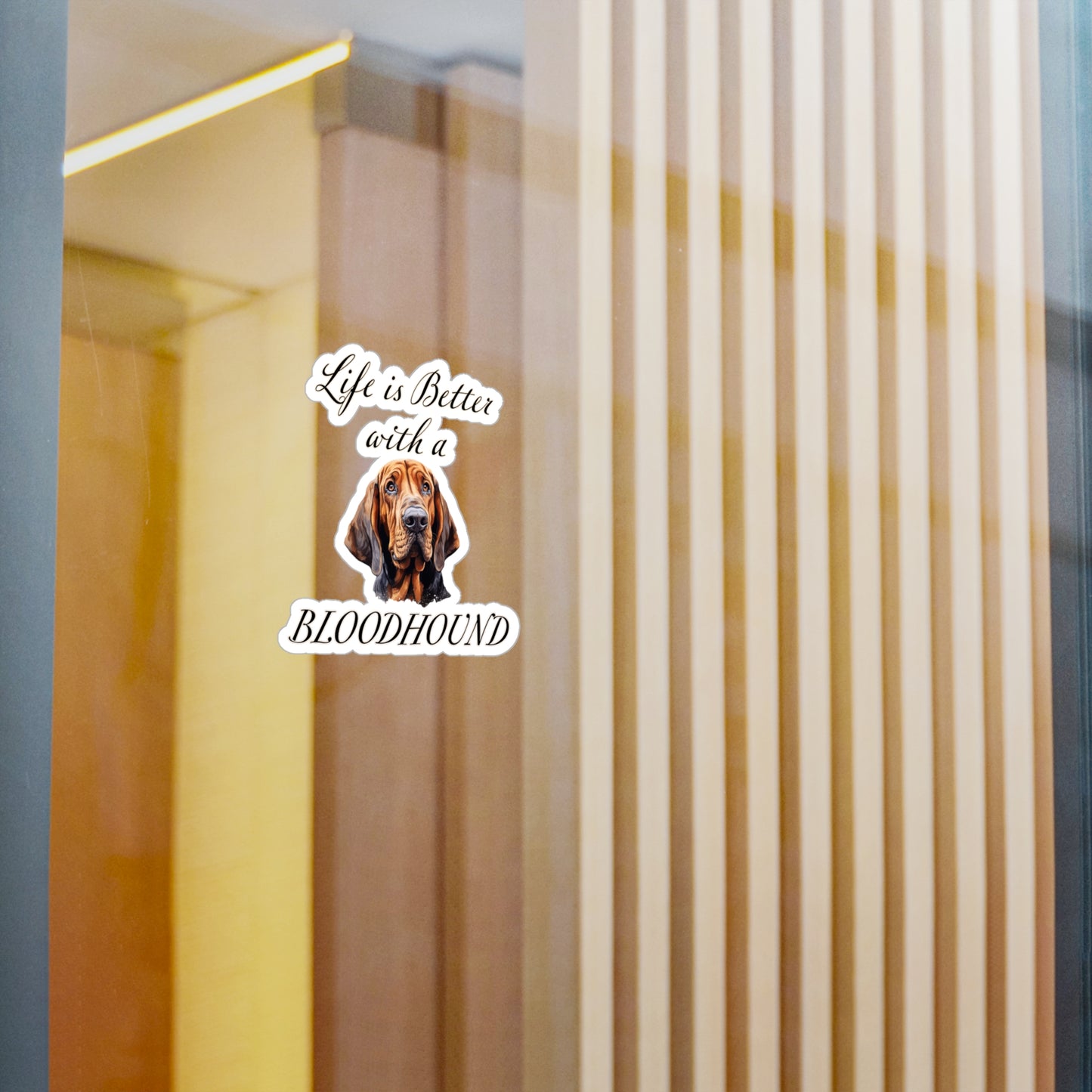 Bloodhound Sticker - Kiss-Cut Vinyl Dog Decals
