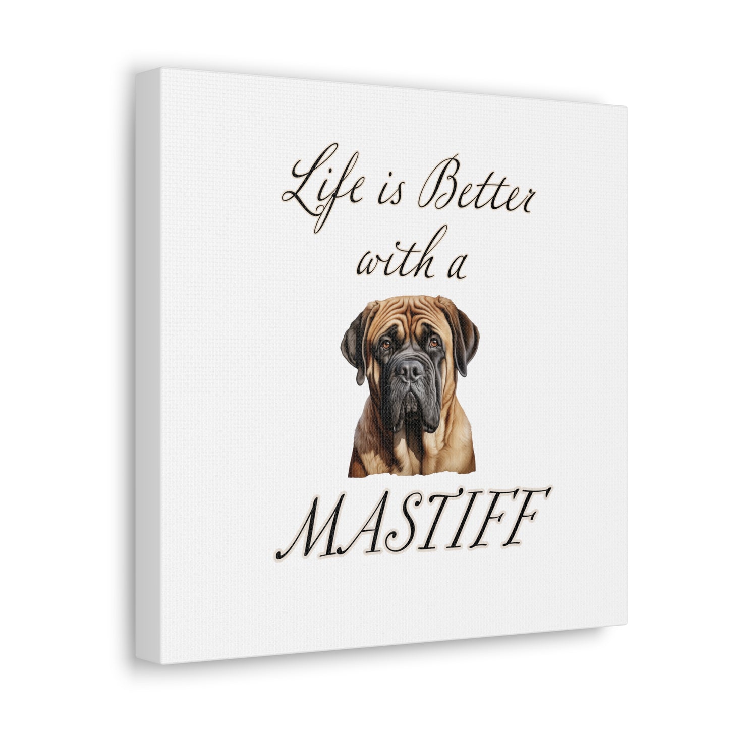 Mastiff Print - Canvas Gallery Wraps