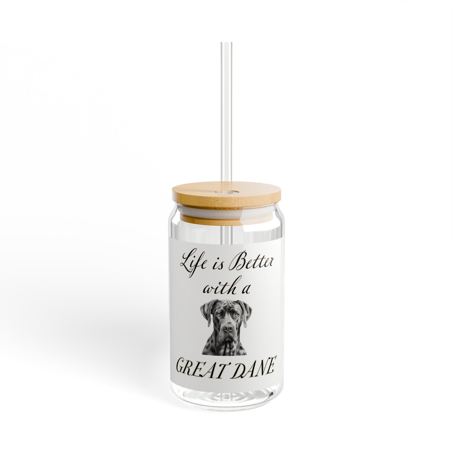 Great Dane Sipper Glass, 16oz