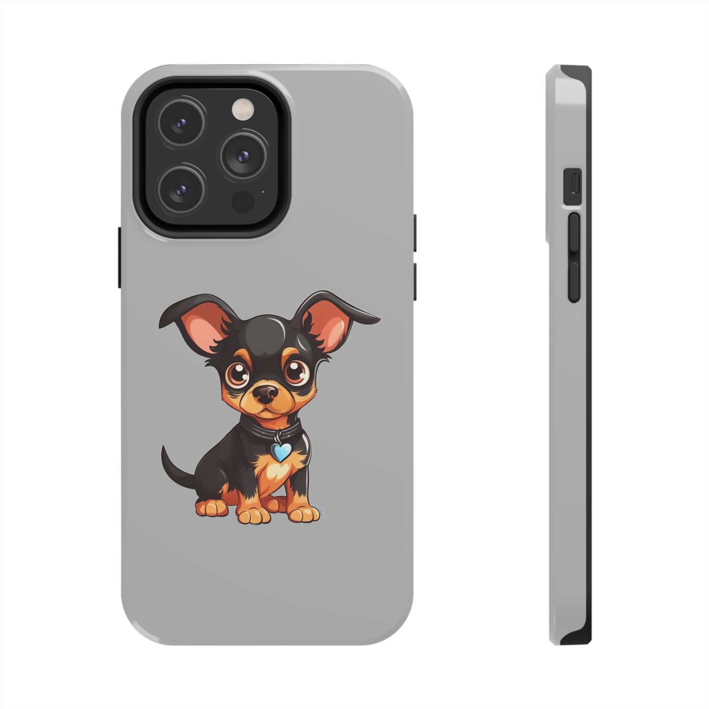 Light Grey Chihuahua Tough Phone Case