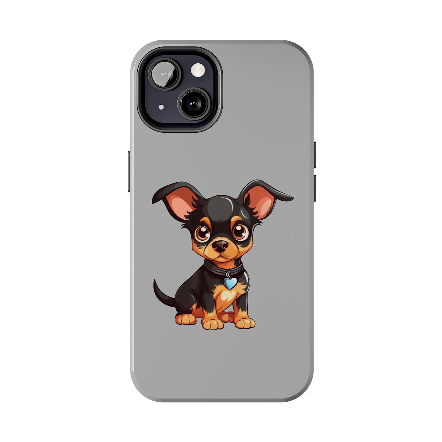 Light Grey Chihuahua Tough Phone Case