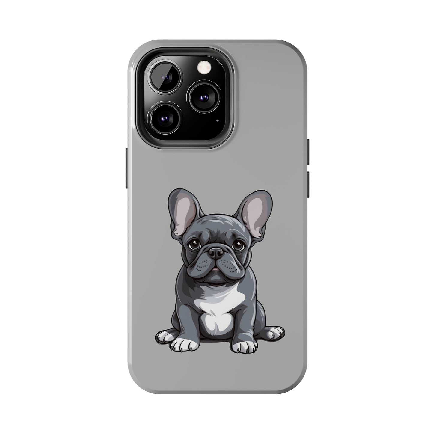 Light Grey French Bulldog Tough Phone Case