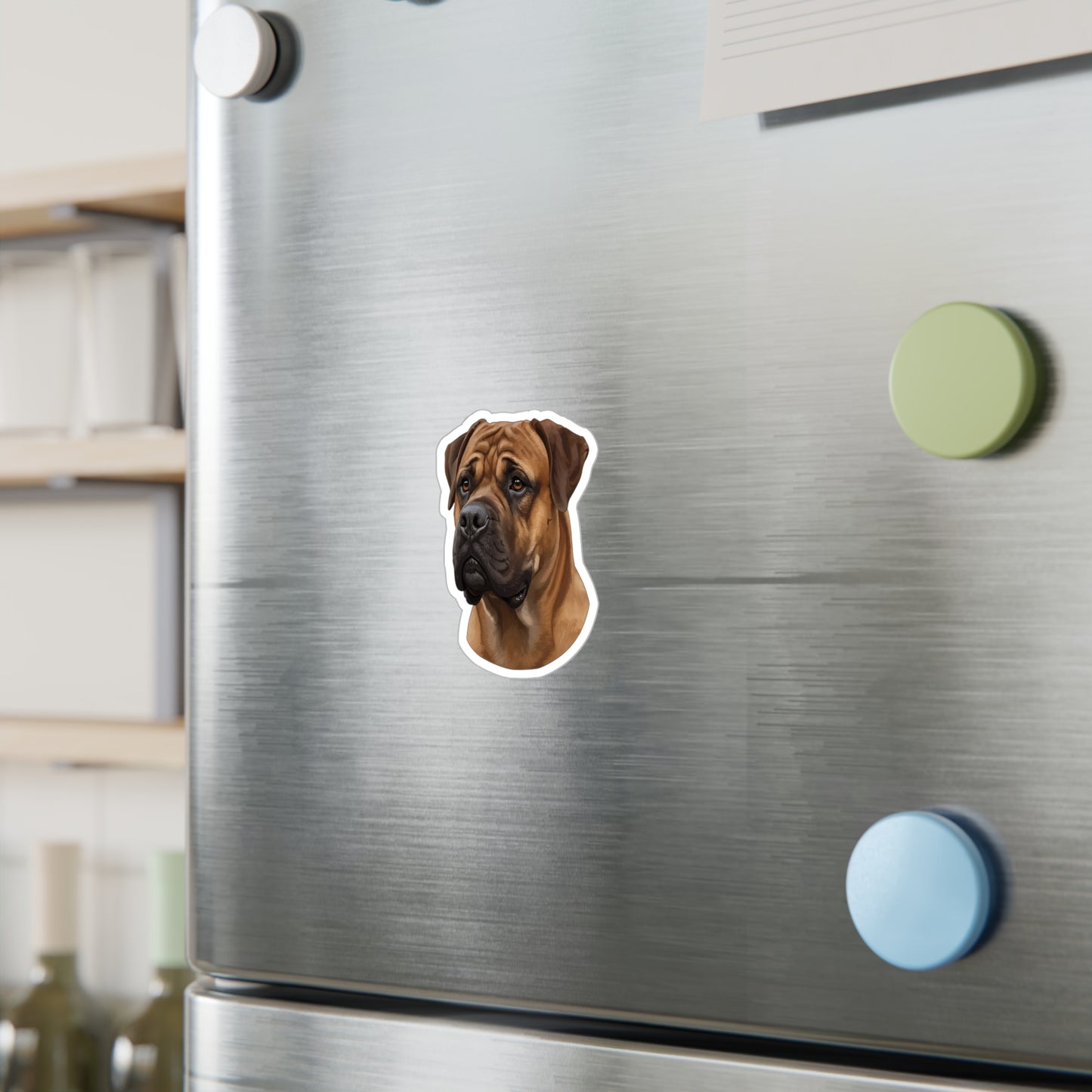 Bullmastiff Decal, Dog Lover Gift, Pet Sticker, Laptop Decal, Car Window Decal, Animal Lover, Vinyl Decal