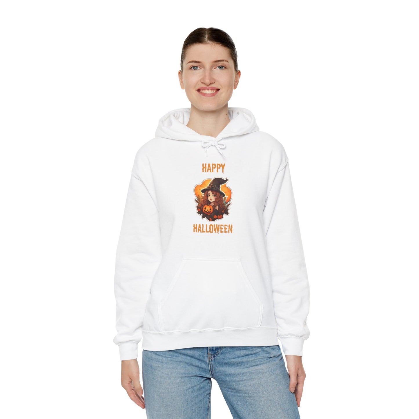Witch Happy Halloween Unisex Heavy Blend Hooded Sweatshirt