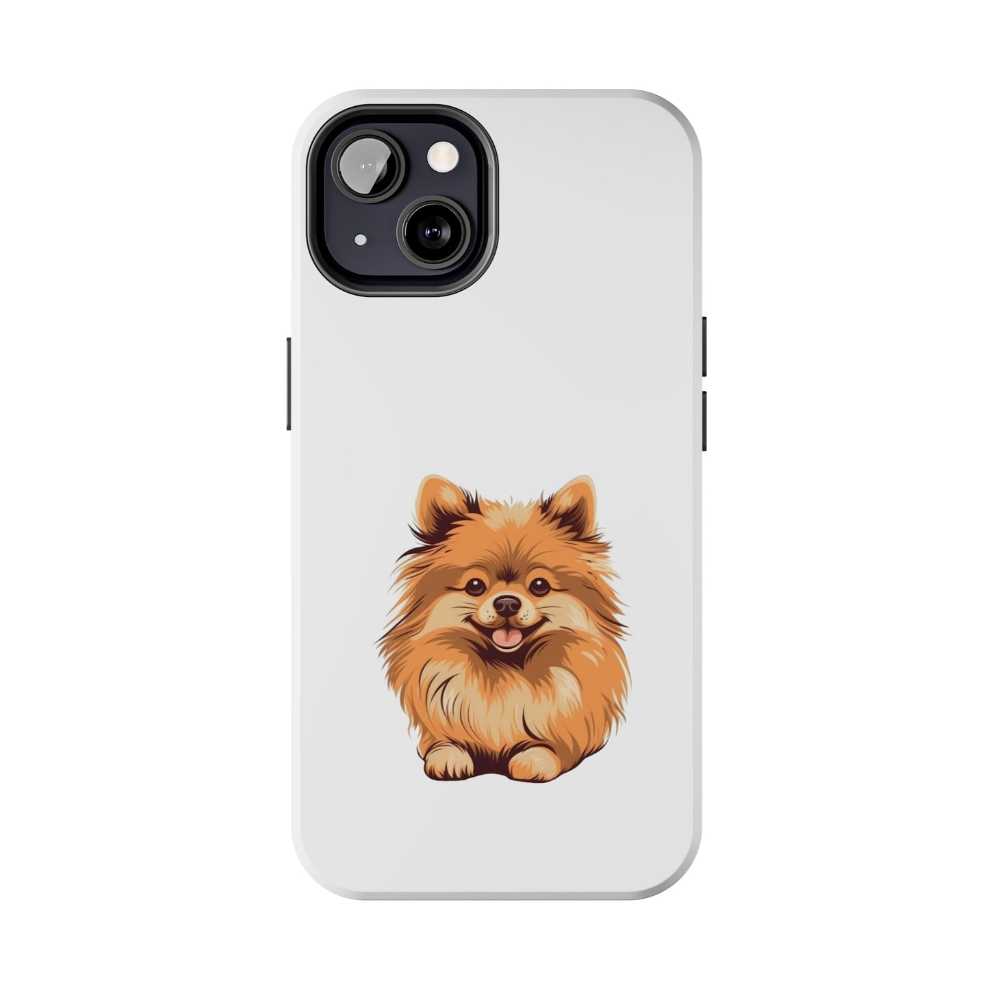 White Pomeranian Tough Phone Case