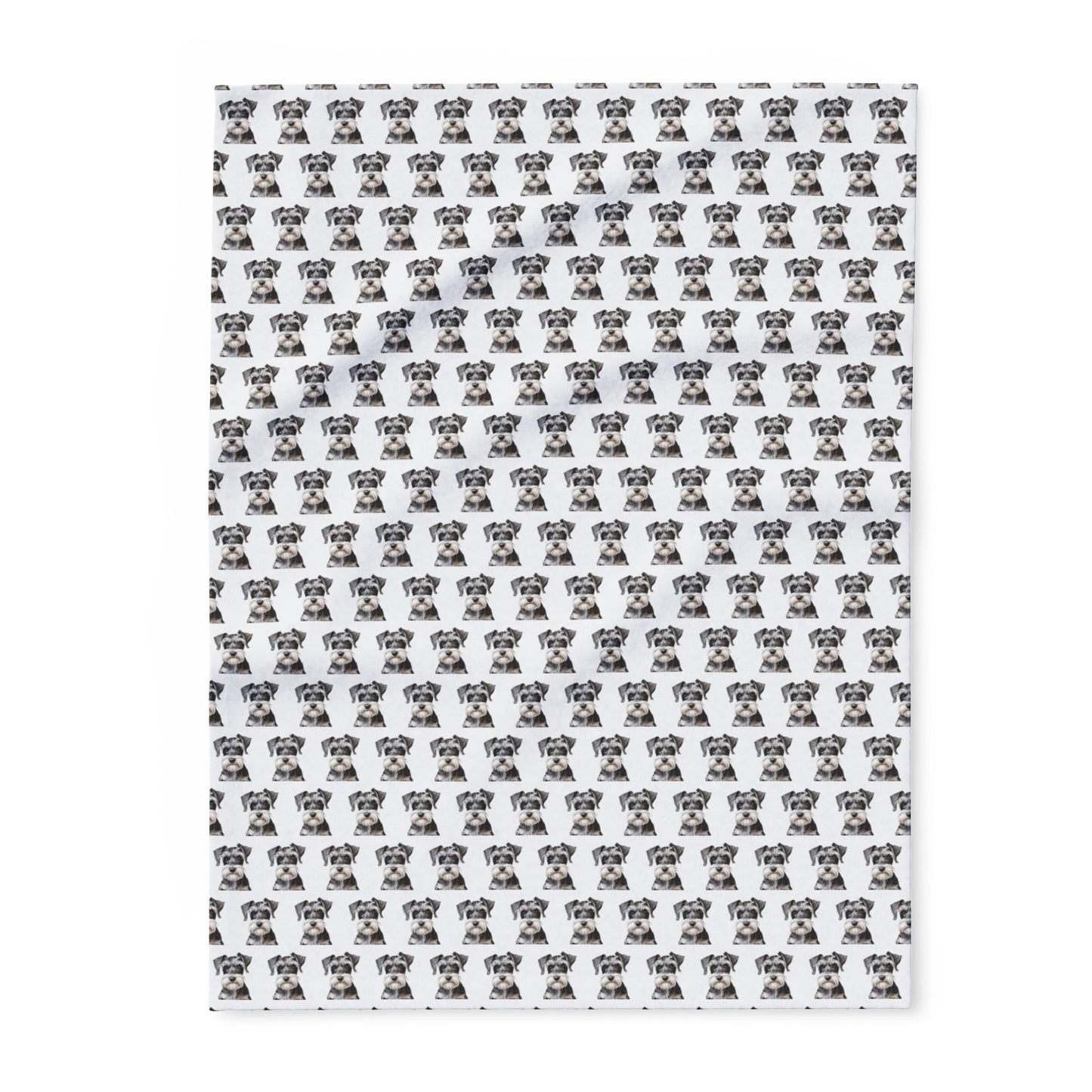 Schnauzer Blanket - Arctic Fleece Dog Throw - Gift for Dog Mom - Pet Decor