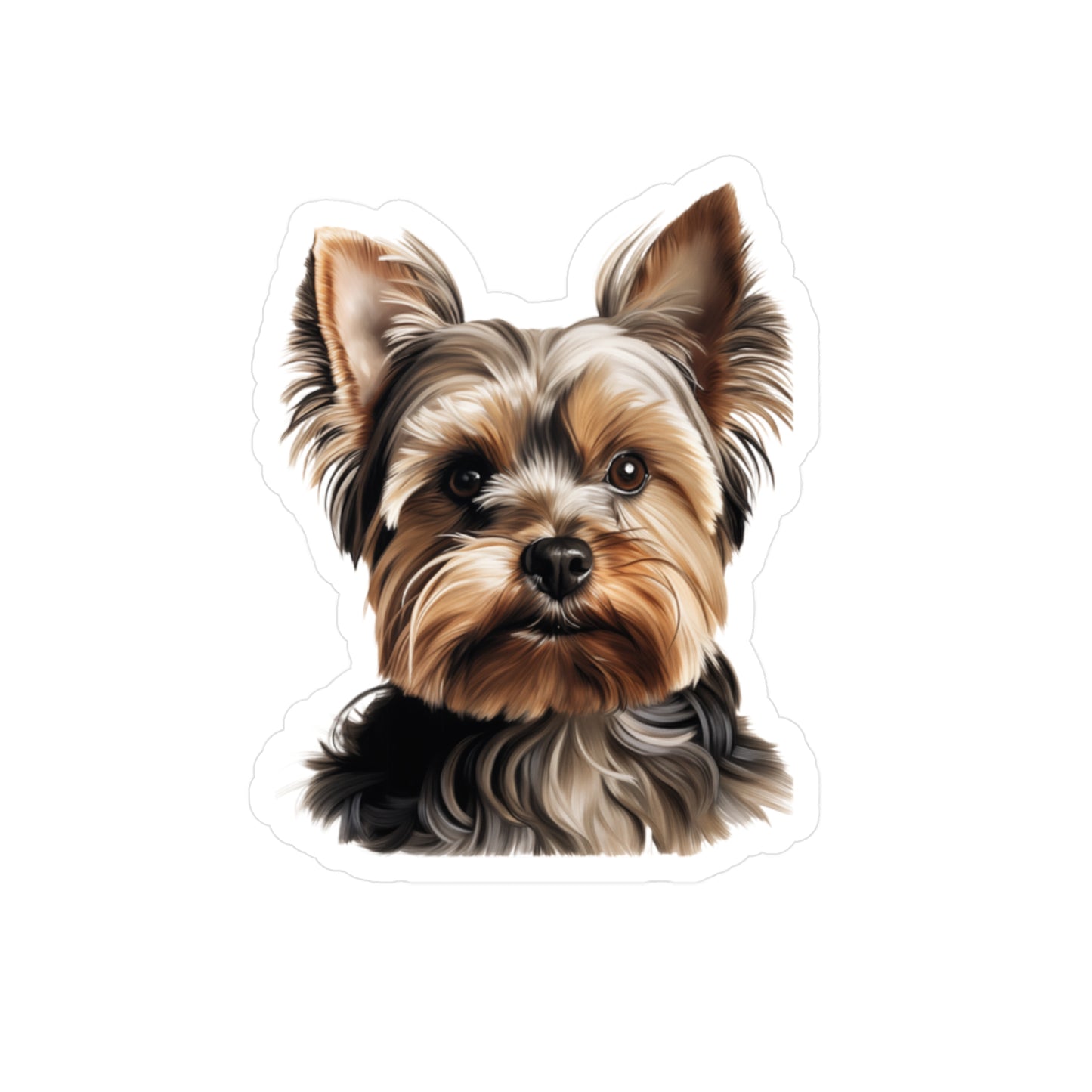 Yorkshire Terrier Sticker - Kiss-Cut Vinyl Animal Decals