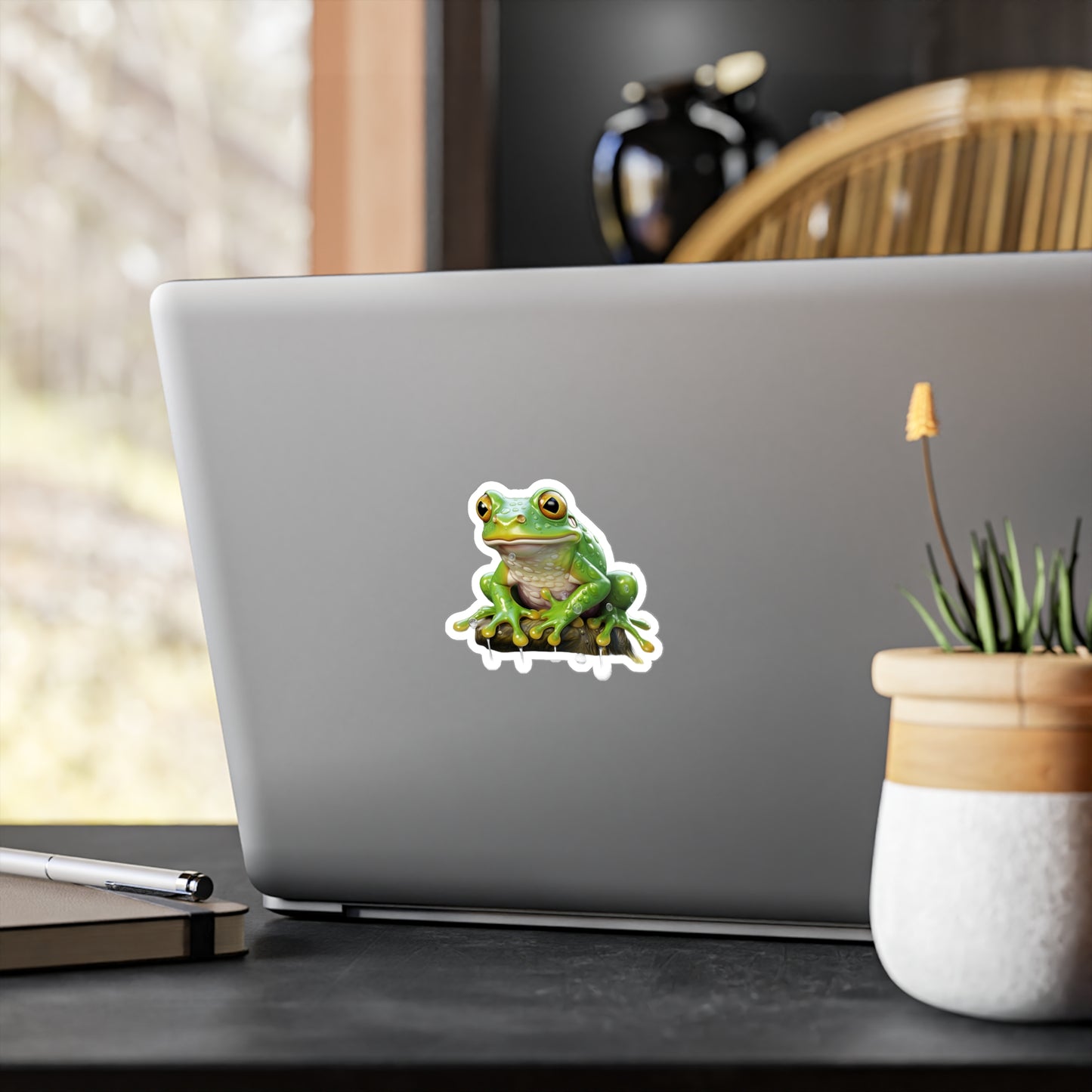 Frog Sticker | Frog Vinyl Decal | Car Decal | Laptop Sticker | Window Decal