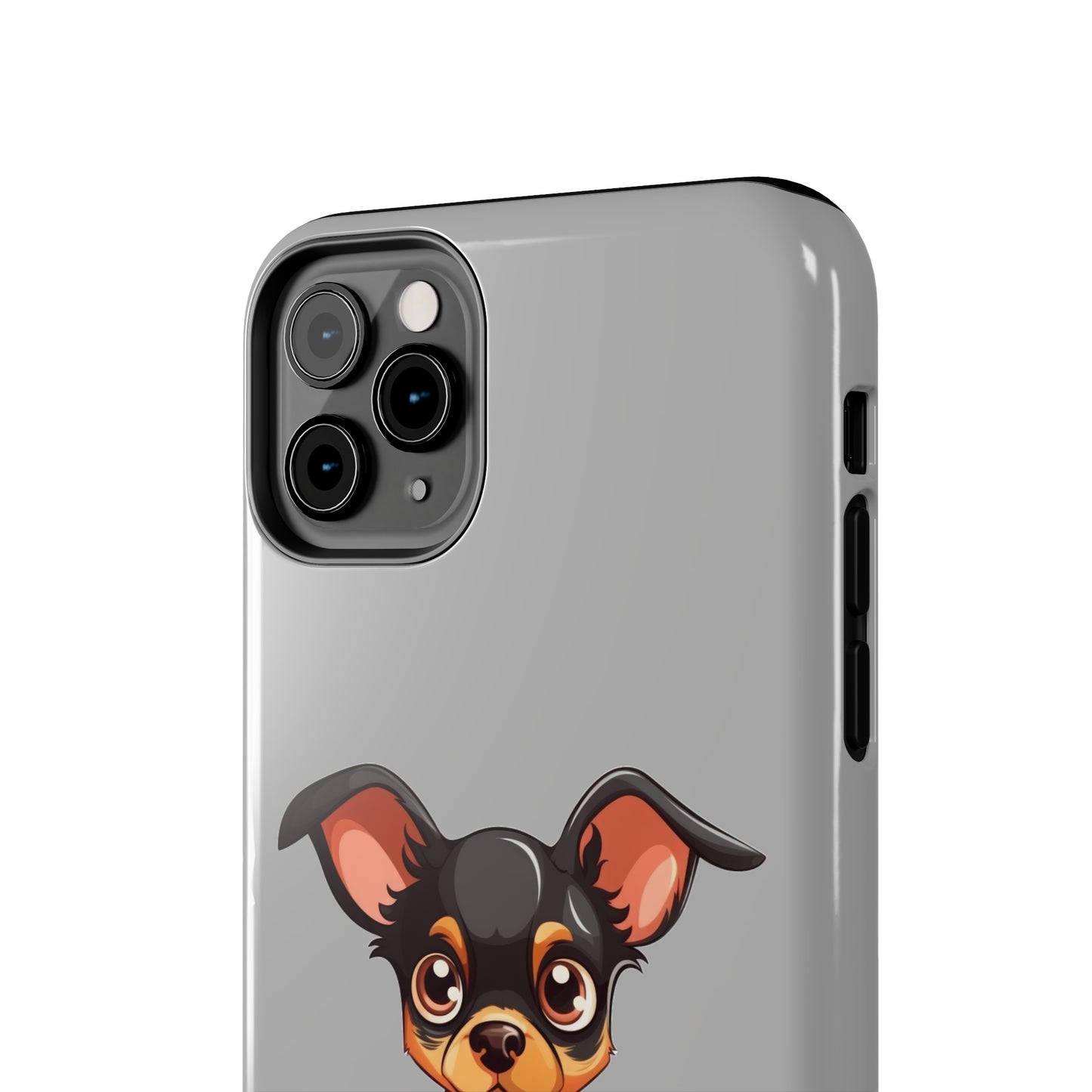 Light Grey Chihuahua Tough Phone Case
