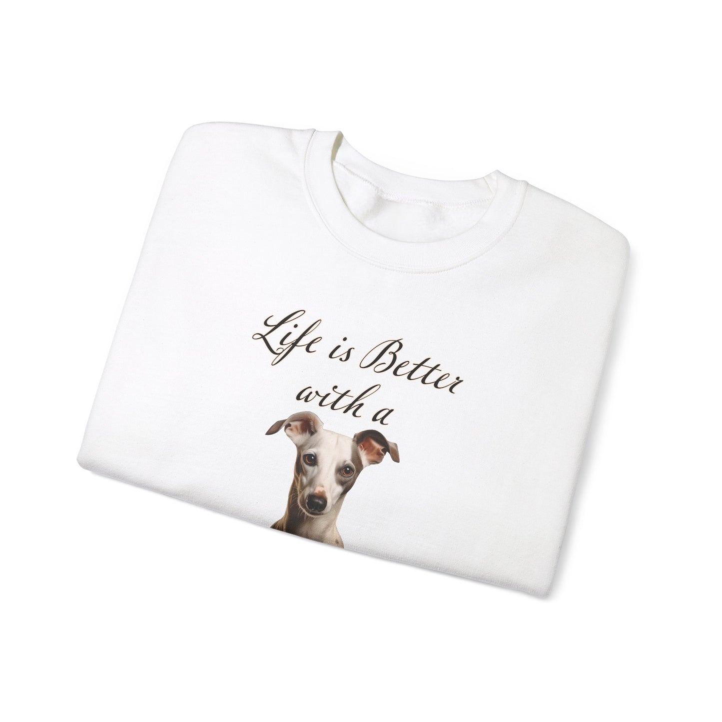 Whippet Sweatshirt | Dog Lover Apparel | Pet Lover Sweater | Dog Mom Shirt | Dog Mom Gift | Dog Dad Gift