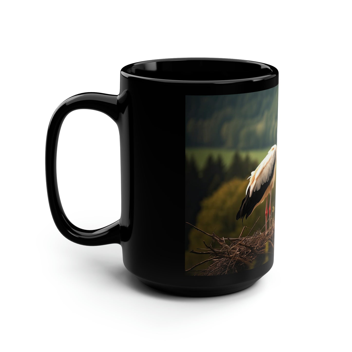 Stork Mug - 15oz Ceramic Mug
