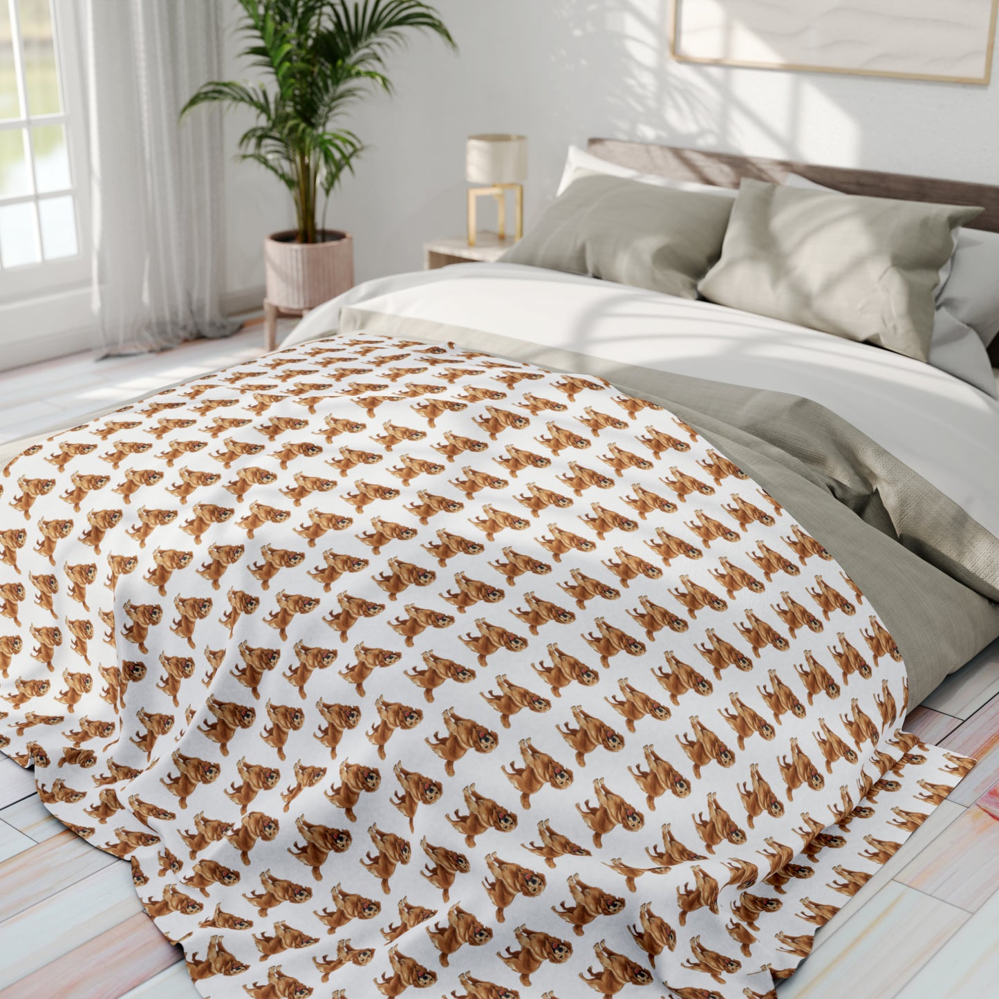 Golden Retriever Arctic Fleece Blanket