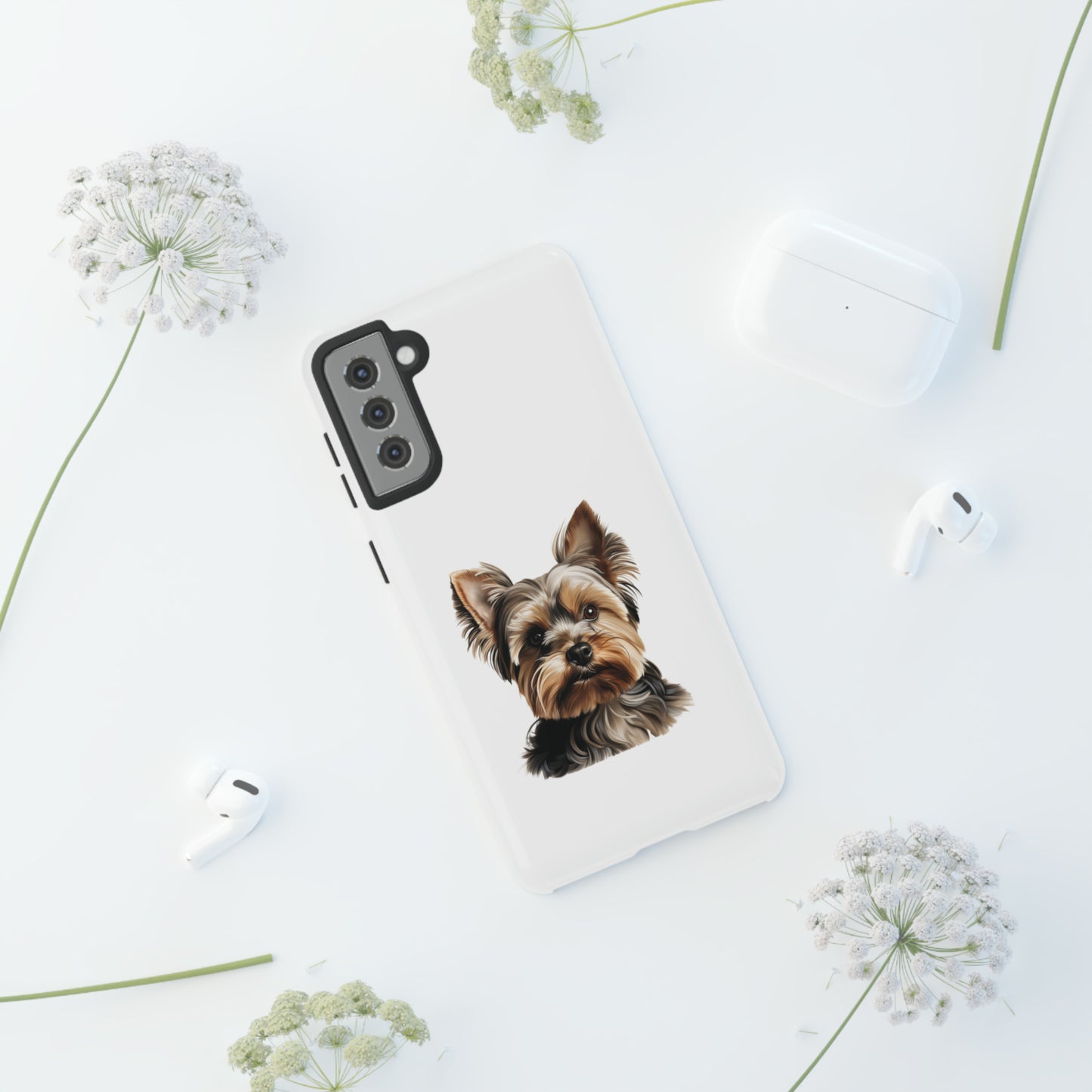 Yorkshire Terrier Phone Case (White)
