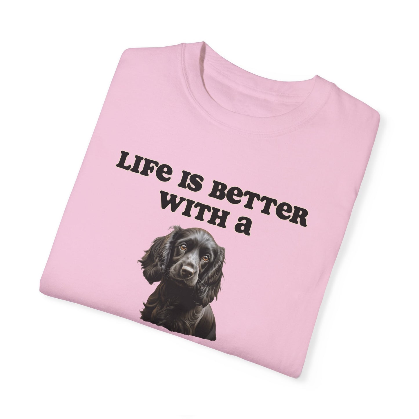 Black Cocker Spaniel Tshirt - Dog Mom Shirt, Dog Dad Shirt, gift for Dog Mom