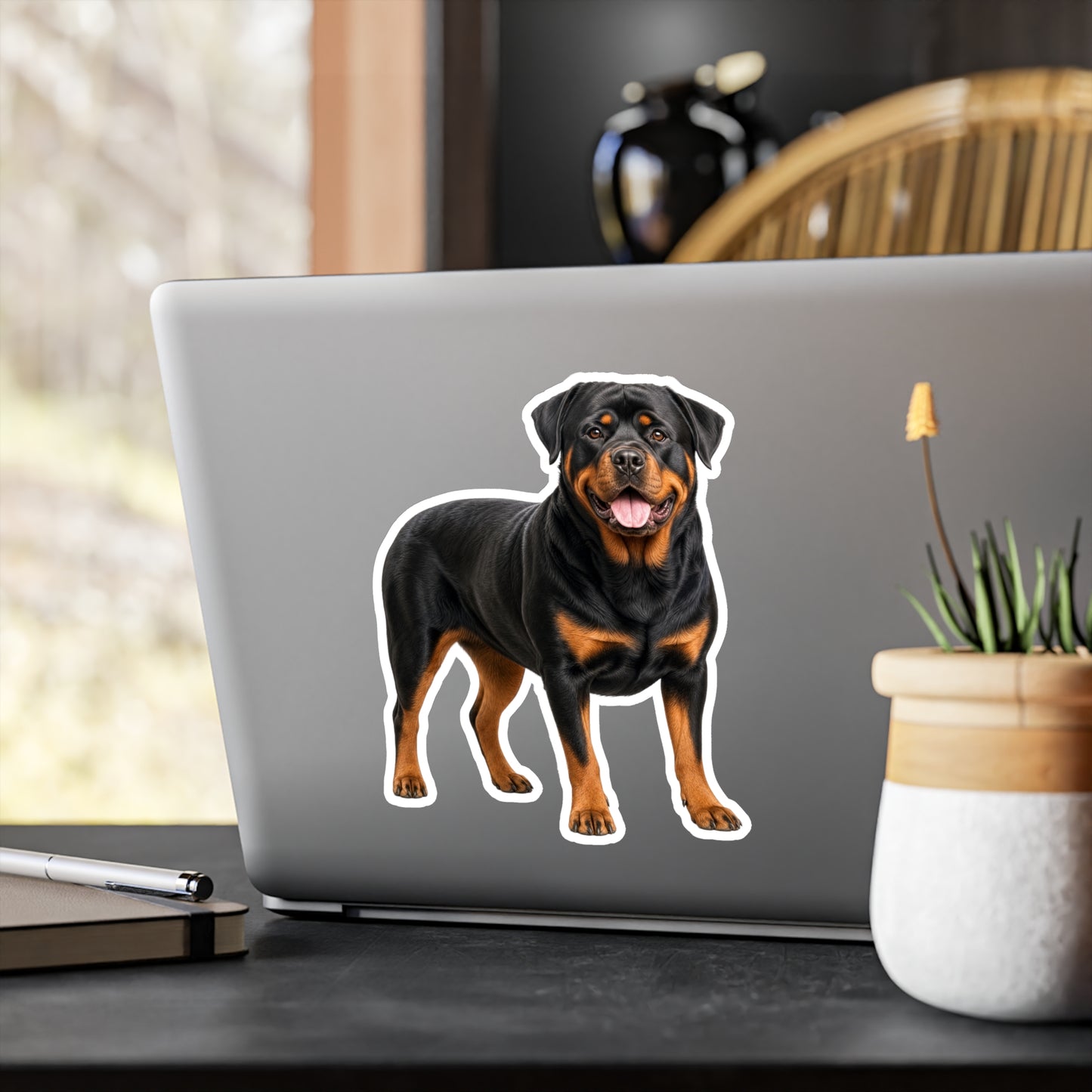 Rottweiler Sticker | Waterproof Vinyl Decal | Dog Lover Gift