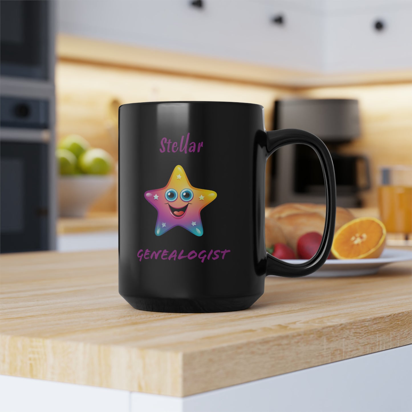 Stellar Genealogist Mug - 15oz Ceramic Mug