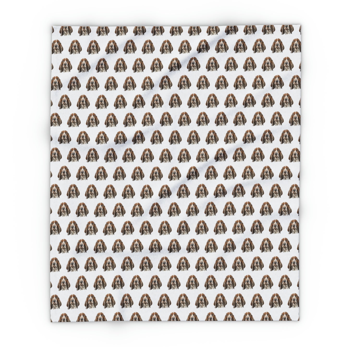 Basset Hound Fleece Blanket