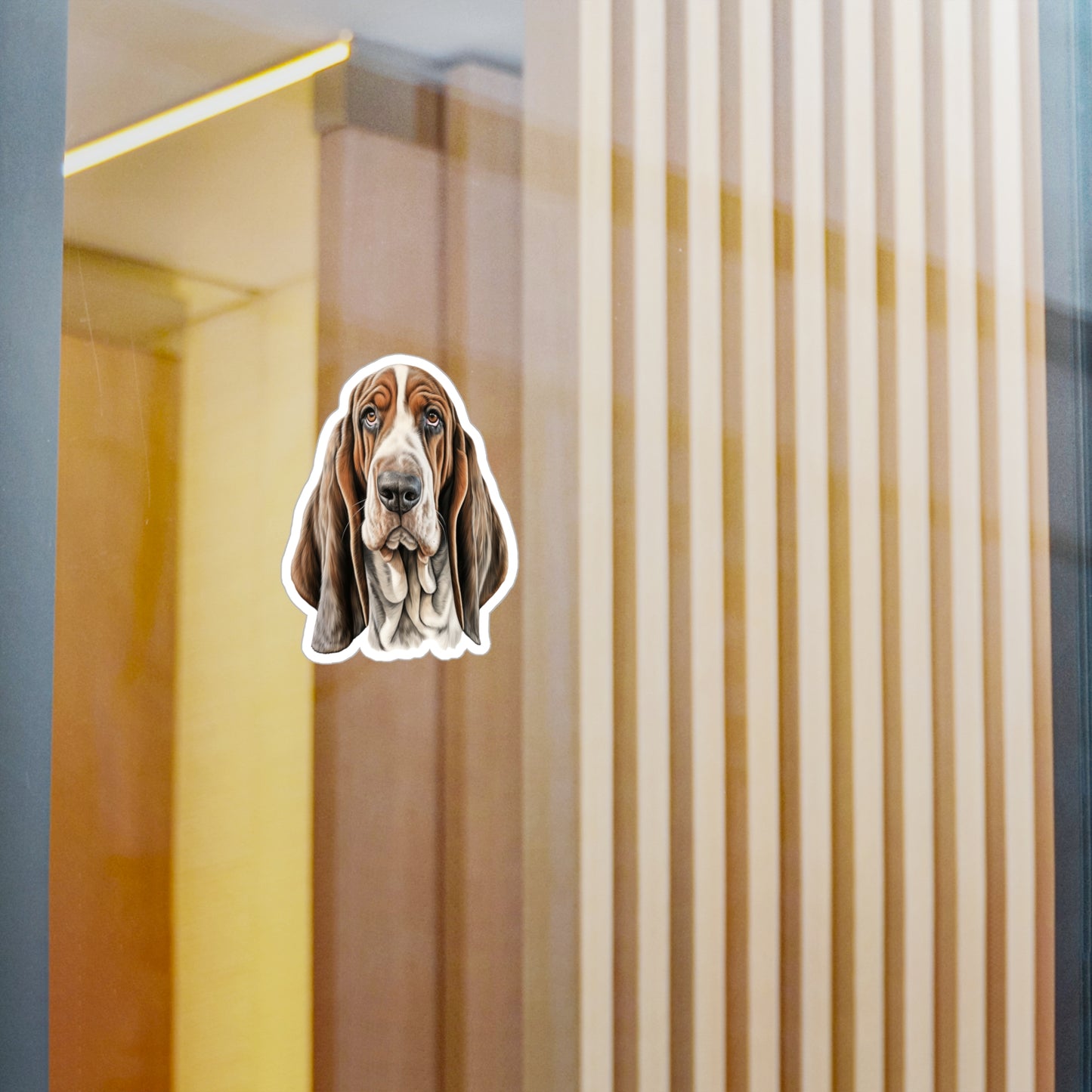 Basset Hound Sticker - Kiss-Cut Vinyl Dog Decals
