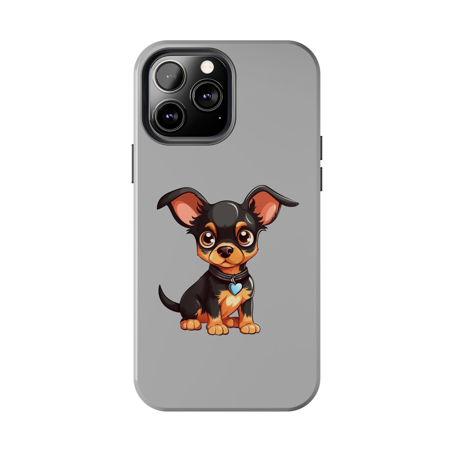 Light Grey Chihuahua Tough Phone Case
