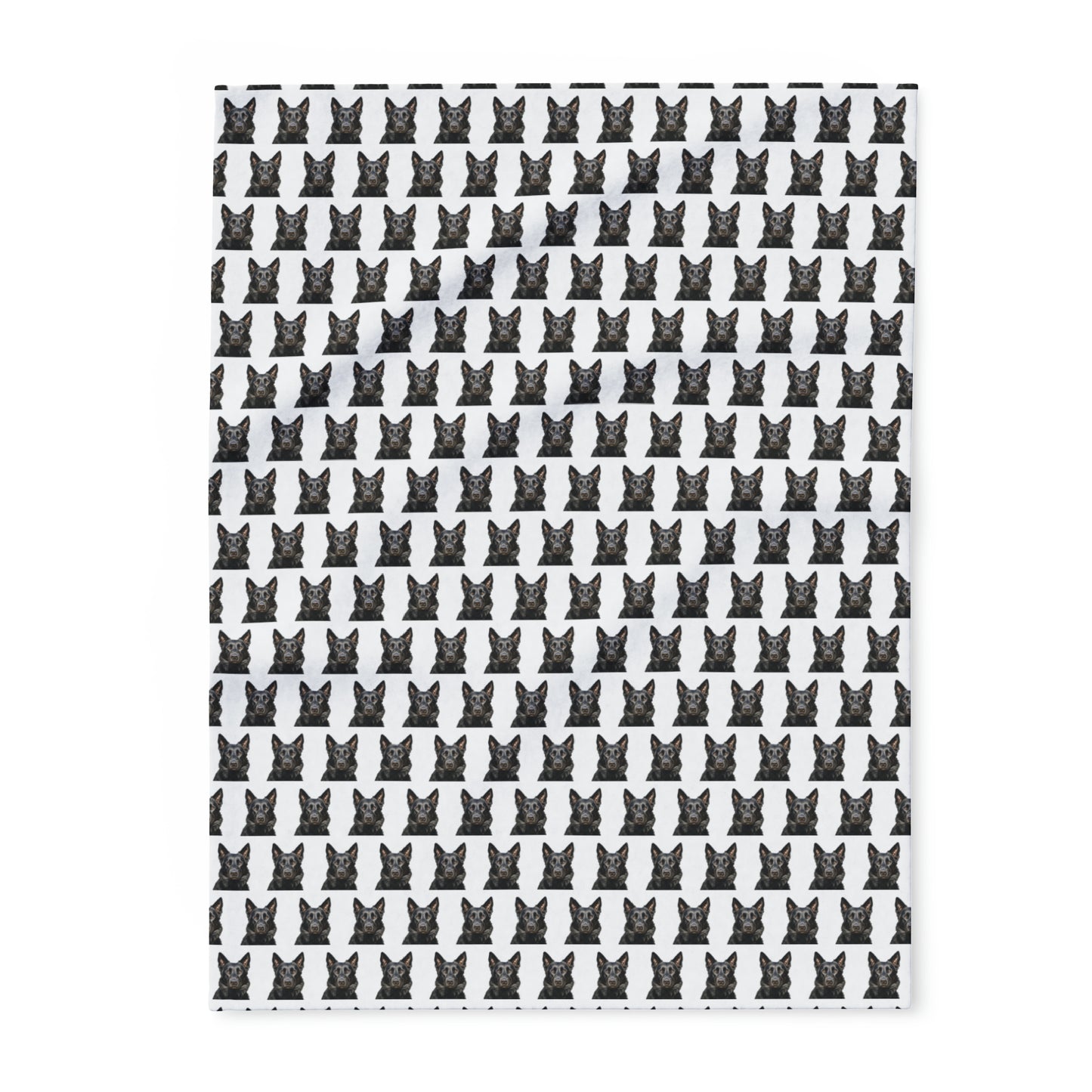 Black German Shepherd Arctic Fleece Blanket