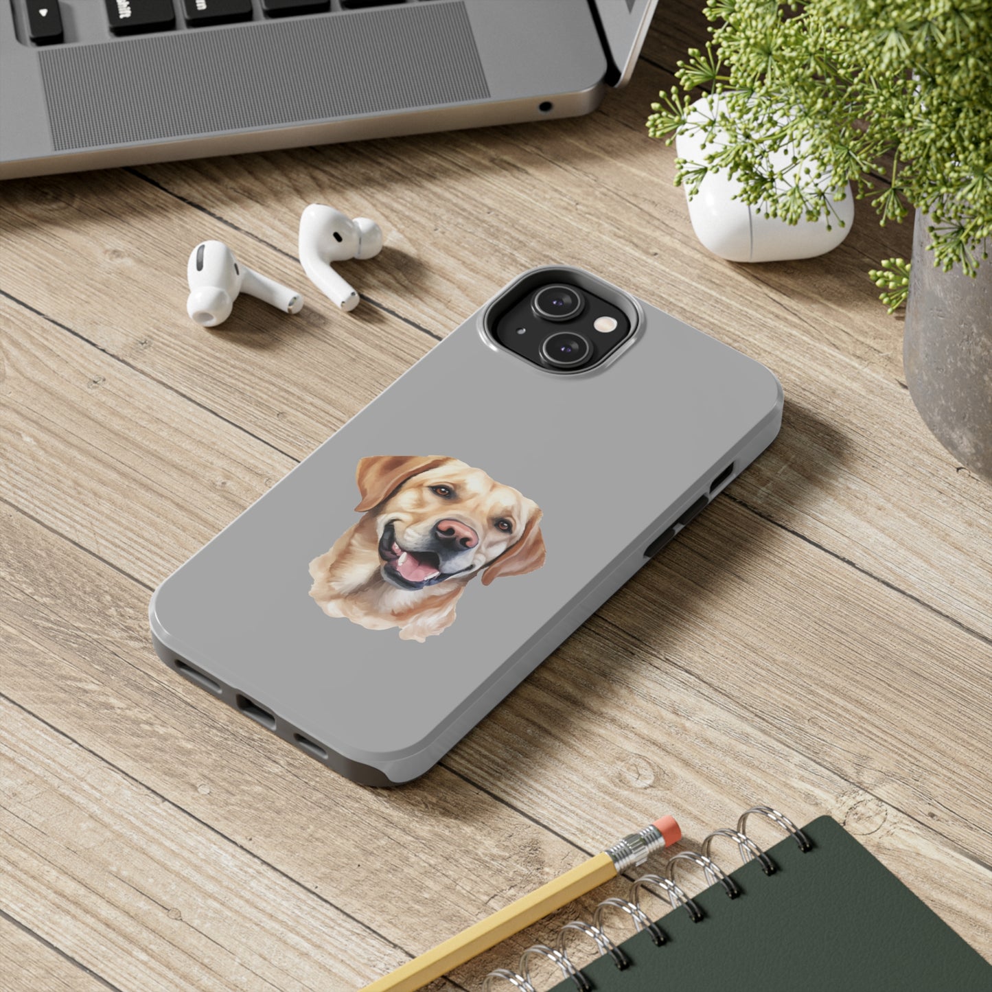 Light Grey Labrador Retriever Tough Phone Case