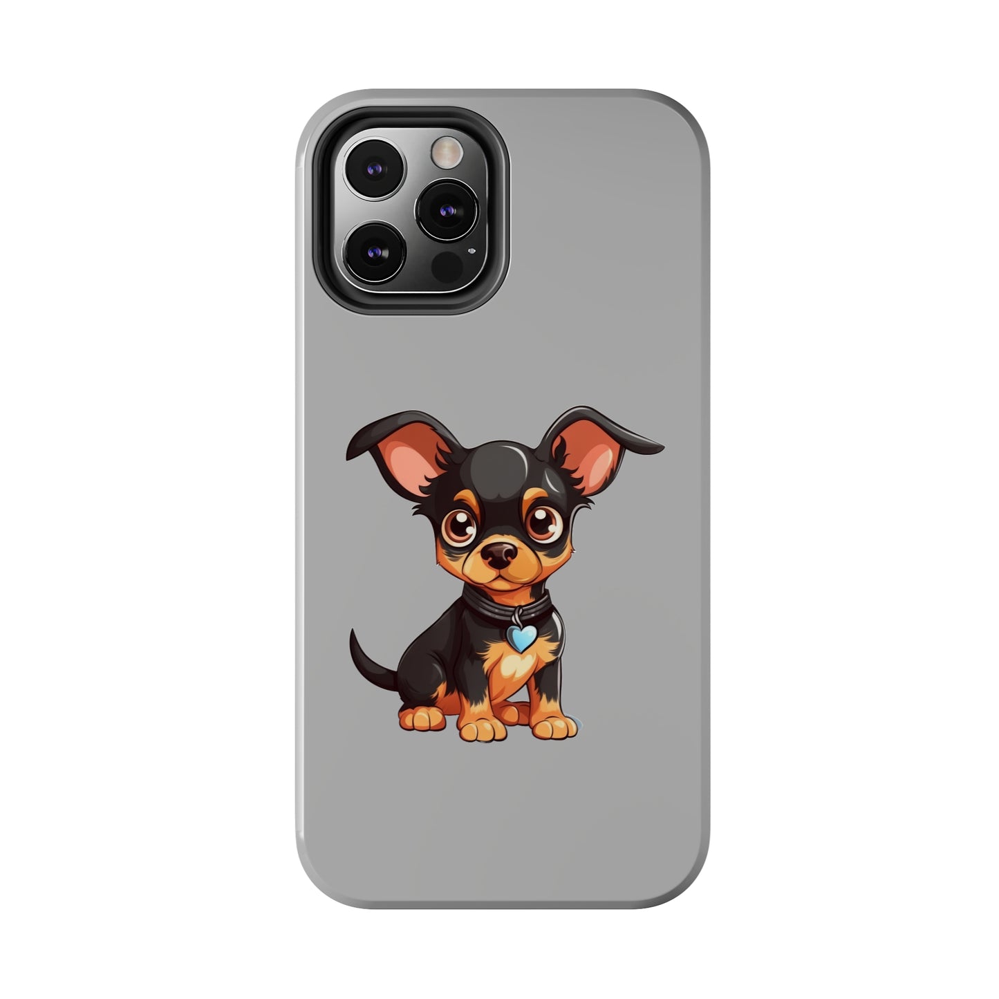 Light Grey Chihuahua Tough Phone Case