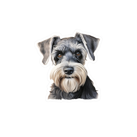 Schnauzer Sticker - Kiss-Cut Dog Vinyl Decals