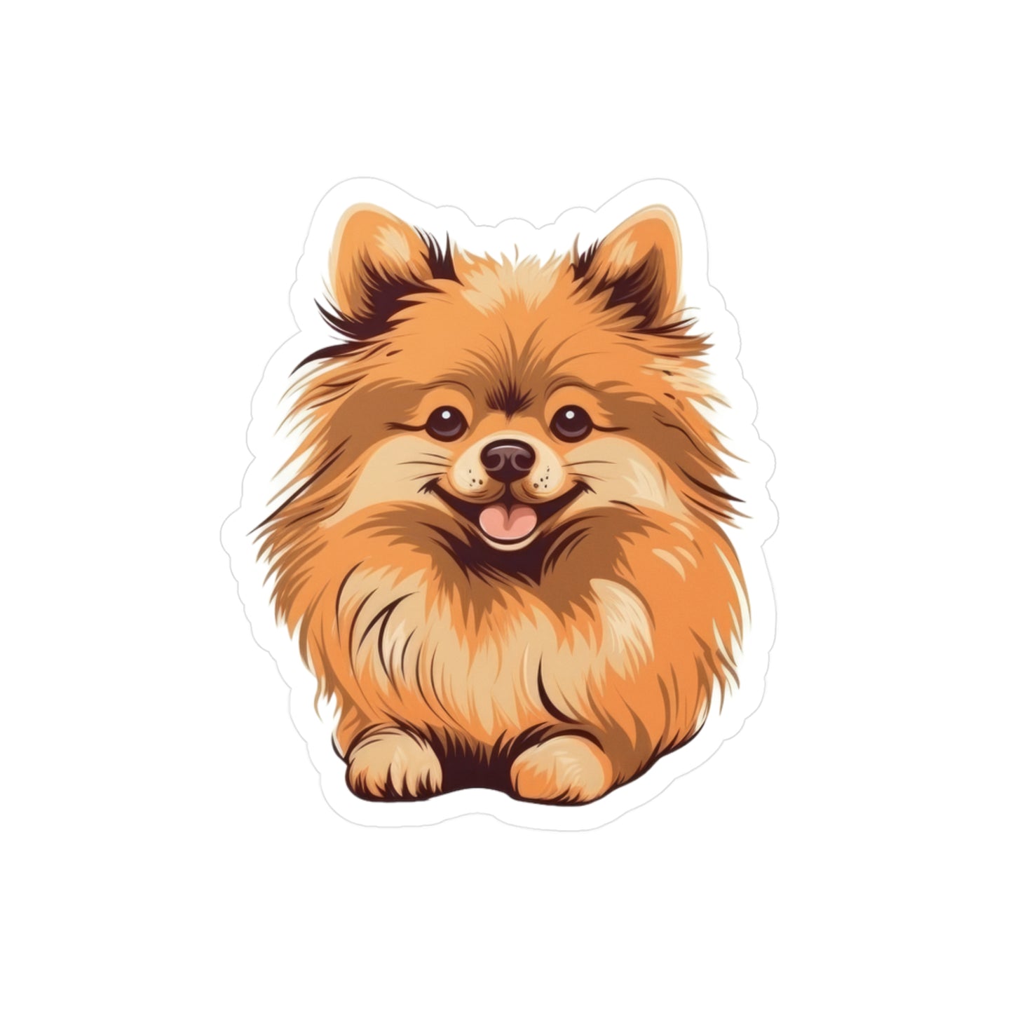 Pomeranian Sticker - Kiss-Cut Vinyl Decals