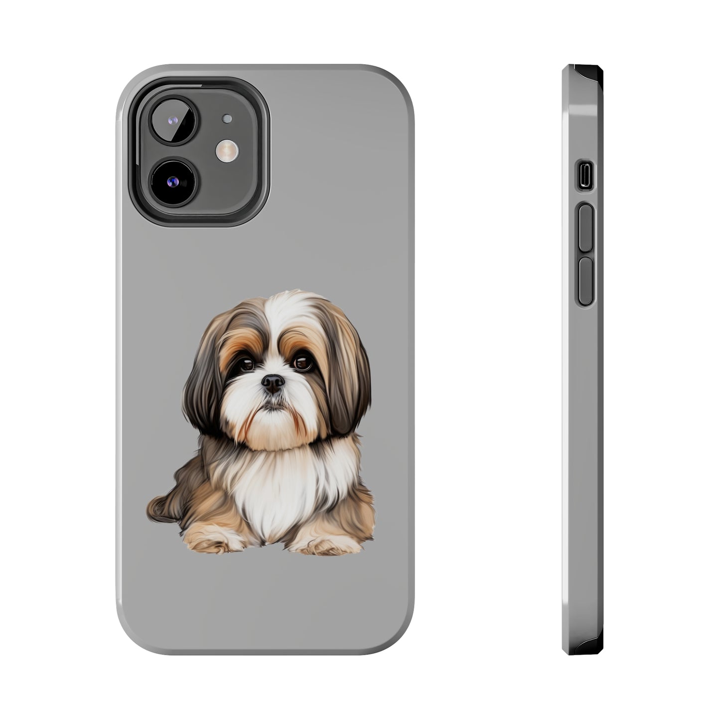 Light Grey Shih Tzu Tough Phone Case